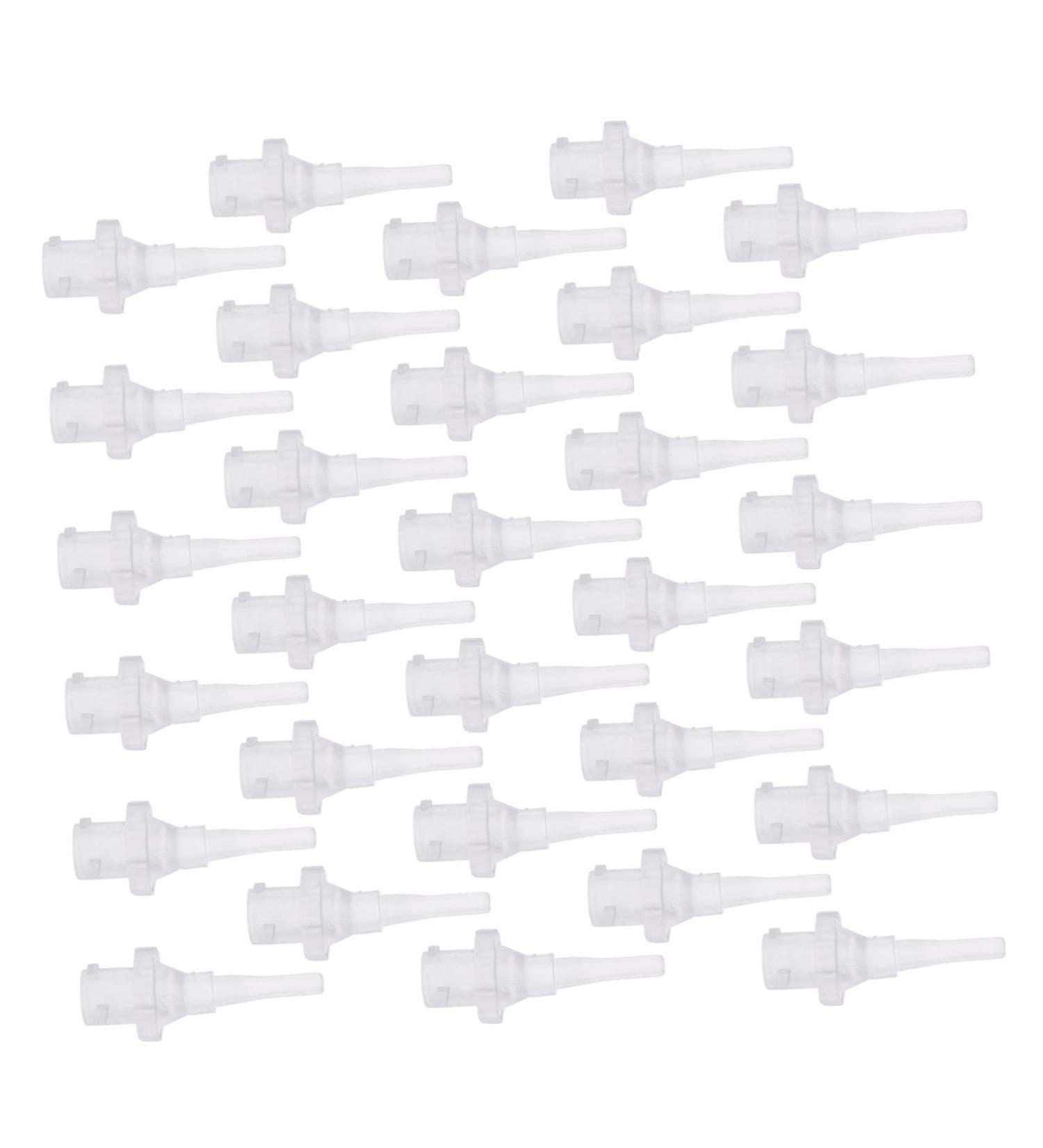 30pcs Disposable Ear Washer Nozzle Cleaning Tool - White PP Tips - 2.8x1.1x1.1cm - Buy Online on GoSupps.com