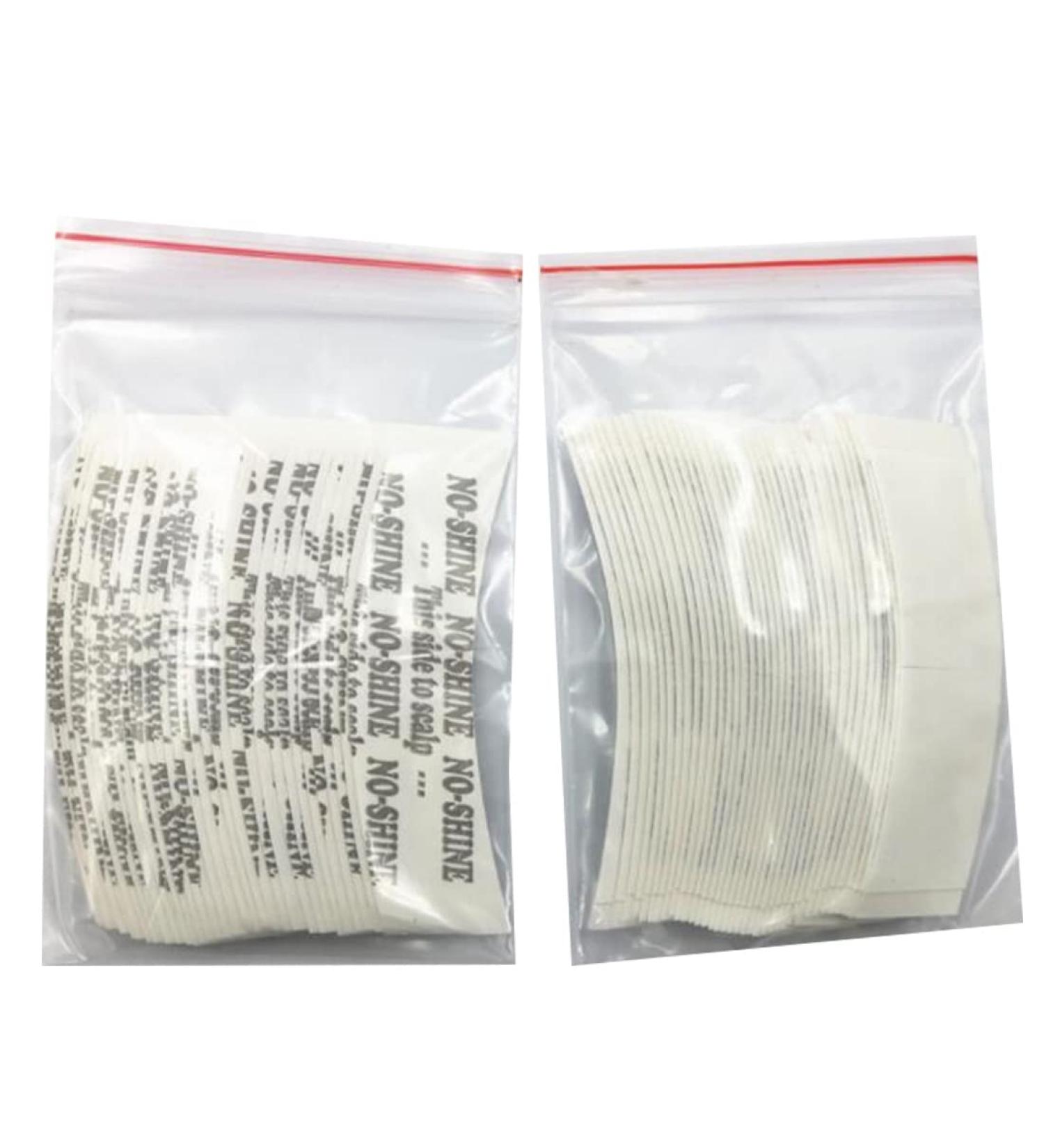 72Pc/Lot No-Shine Wig Tape Double Adhesive Hair Extension Tape Strips Waterproof for Toupee/Lace Front Wigs Film Bonding - Buy Online on GoSupps.com