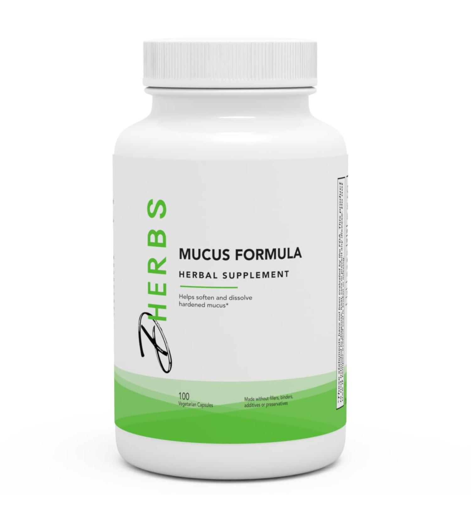 Dherbs Mucus Formula 100-Count Bottle