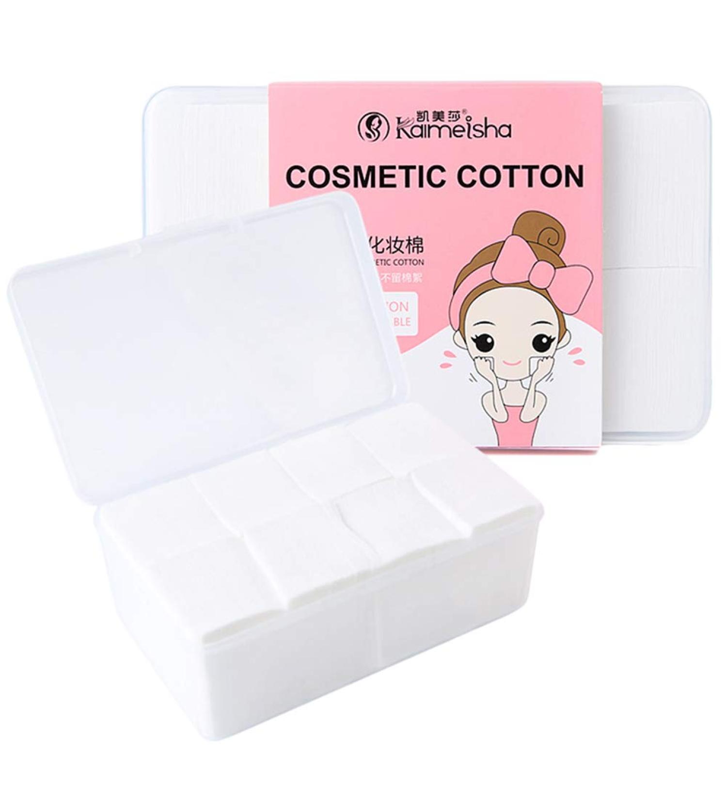 1000pcs Cotton Pads - Makeup Remover Cleaning Wipes & Facial Puff | International Shipping Available - Buy Online on GoSupps.com