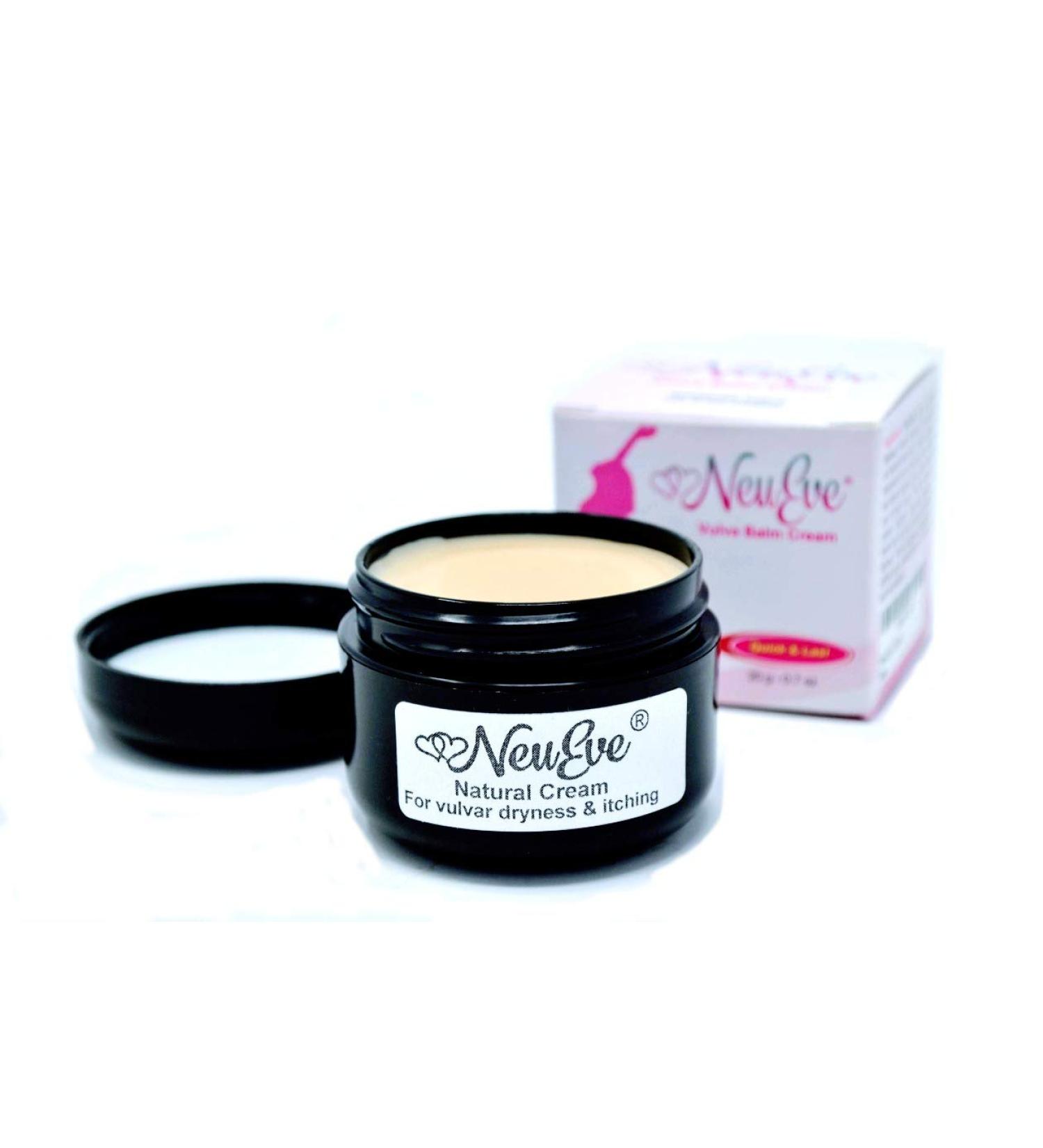 NeuEve Vulva Balm Cream - Hormone-Free Natural Moisturizer for Feminine Dryness, Painful Intimacy, Itching & Odor, Menopause-Related UTI Relief - Refrigerate Before Use - Buy Online on GoSupps.com