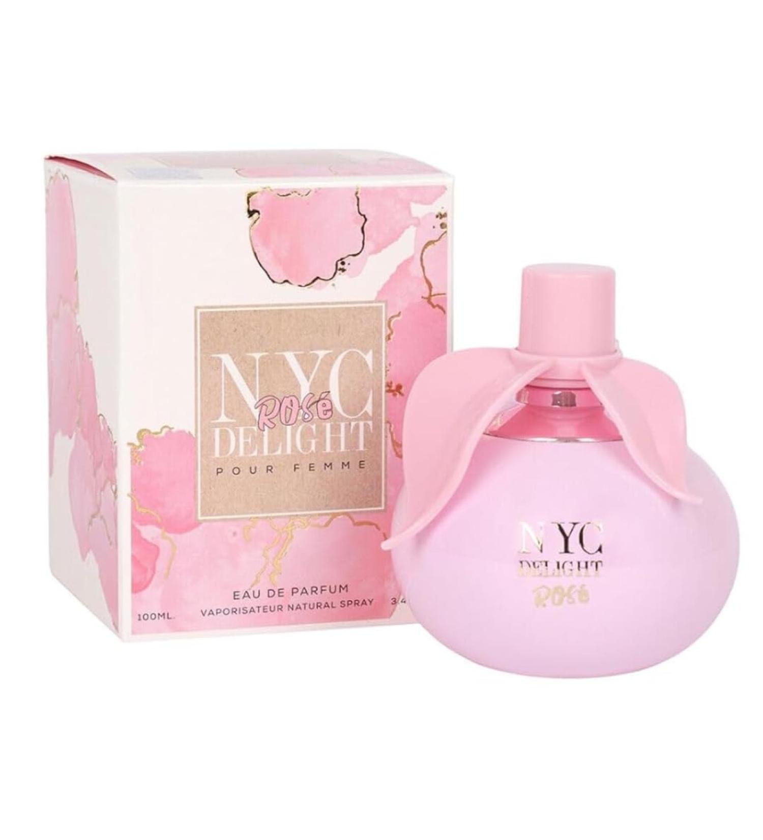 NYC Delight Rose pour Femme. Floral Fruity Eau de Parfum for Women's 3.4 Oz EDP - Buy Online on GoSupps.com