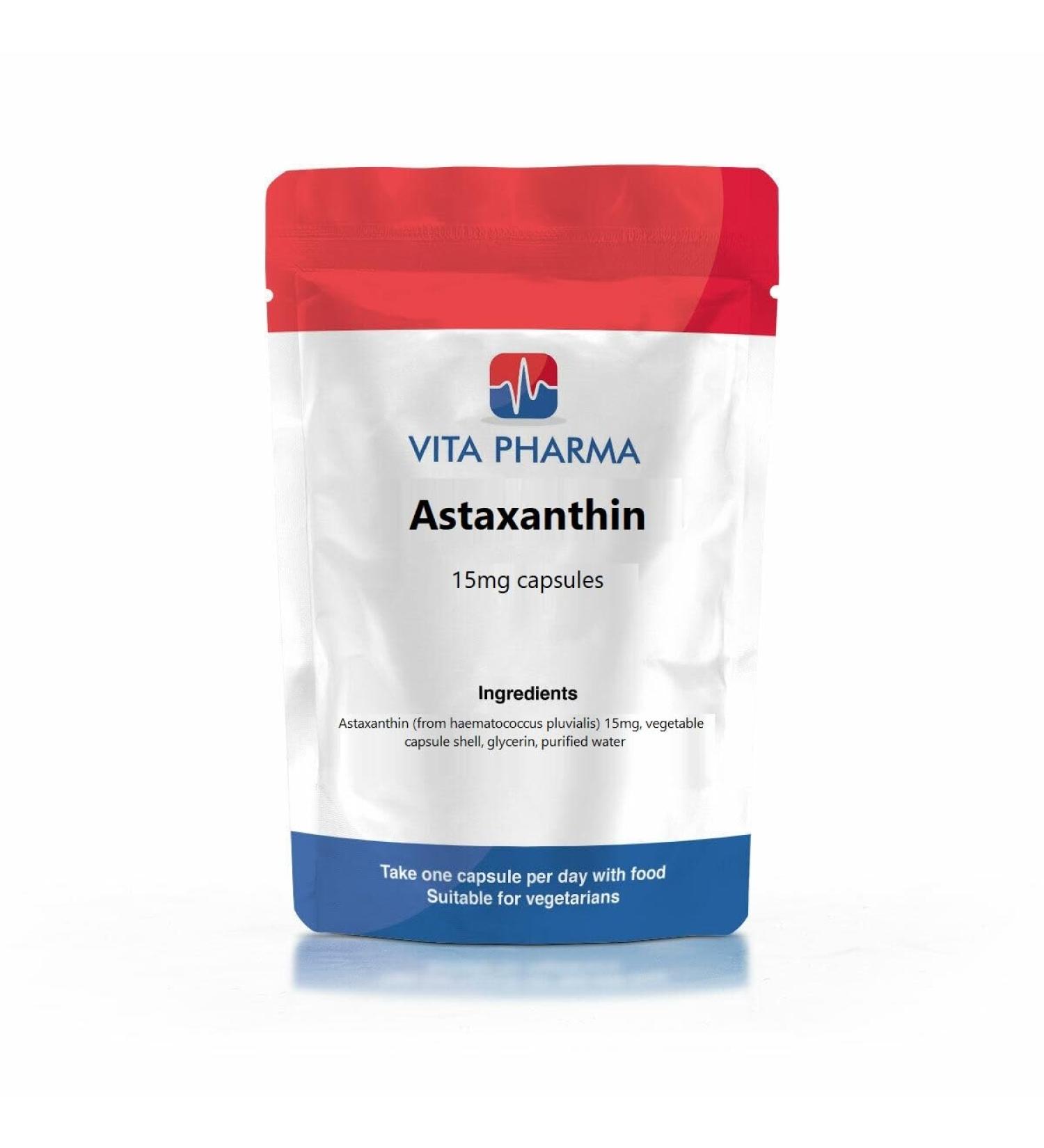 VITA PHARMA Astaxanthin 15mg 120 Capsules