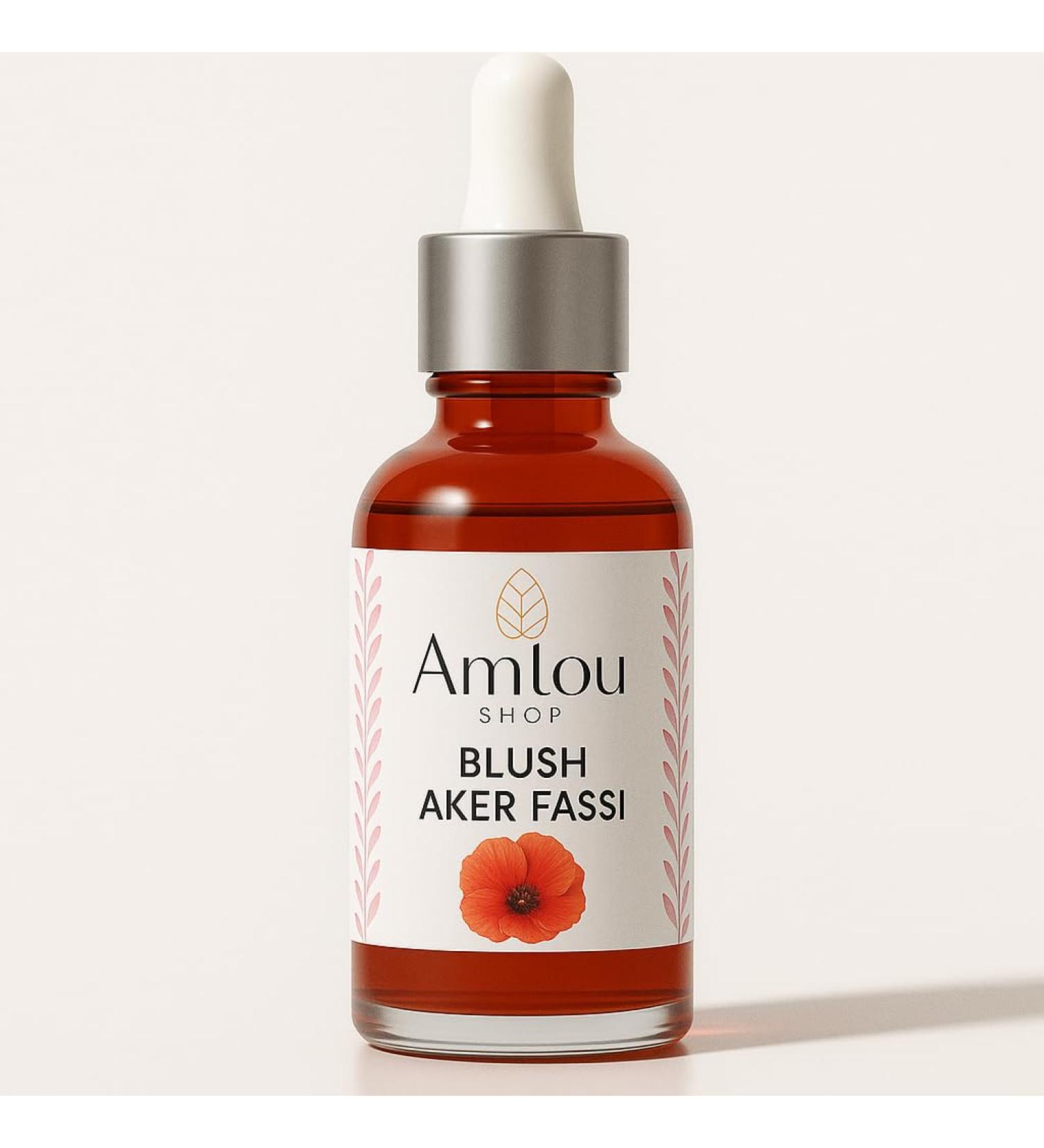  Amlou Shop Aker Fassi Cream Blush Red Moisturizing 100% Natural - Buy Online on GoSupps.com