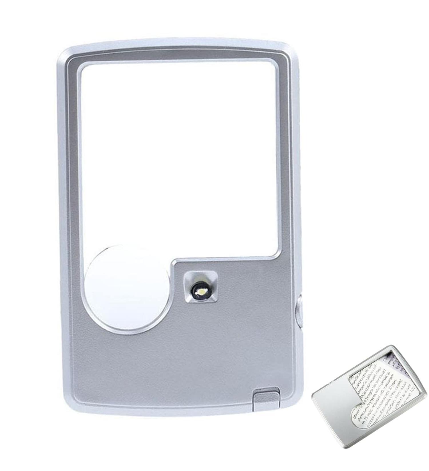 Reading Light Magnifying Glass with Light 3X/6X Handheld Anti-Glare Reading Pocket Magnifier for Low Vision Seniors to Read Small Prints Book - Buy Online on GoSupps.com