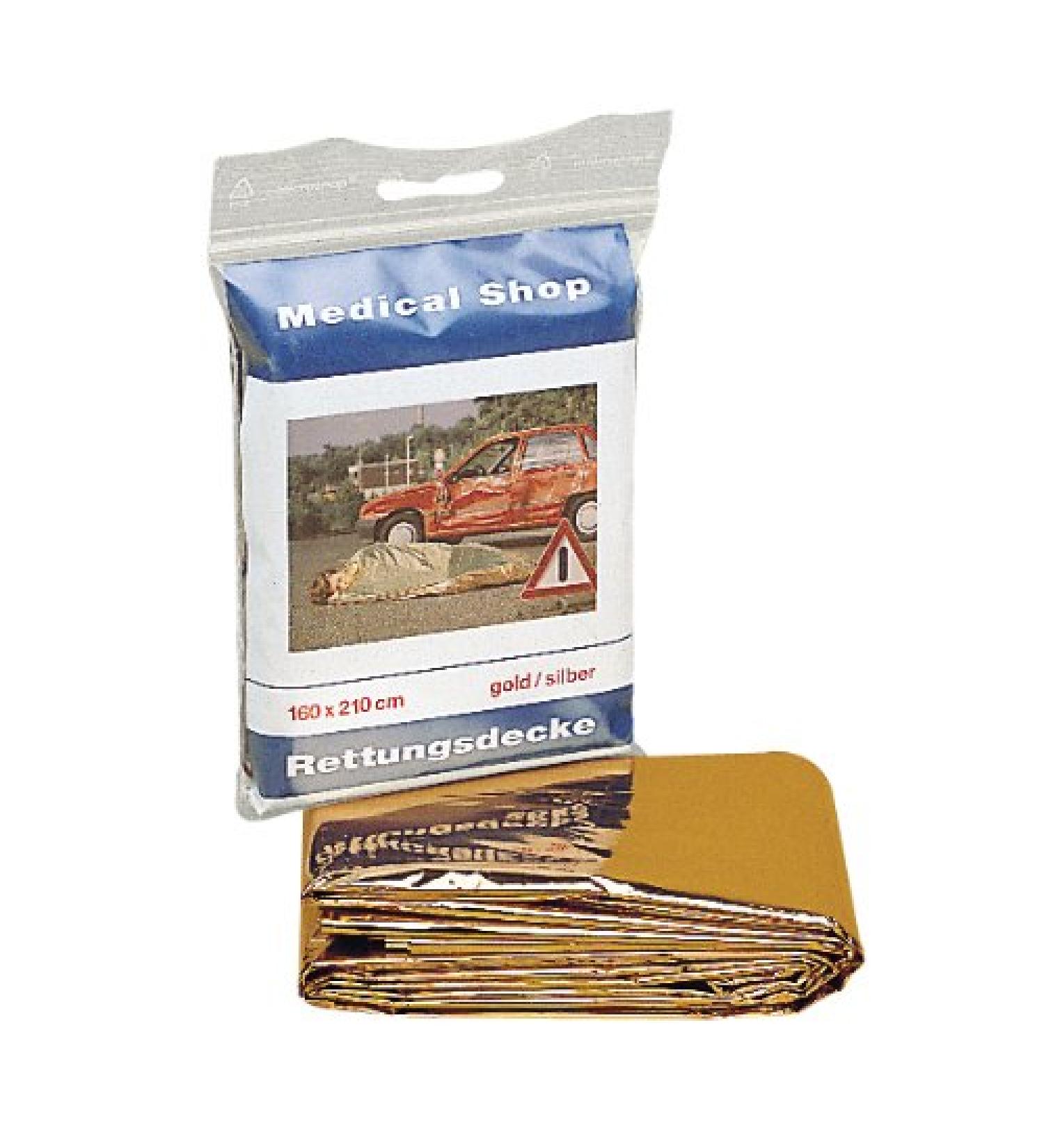 Medical Shop rescue blanket gold / silver 160 x 210 cm