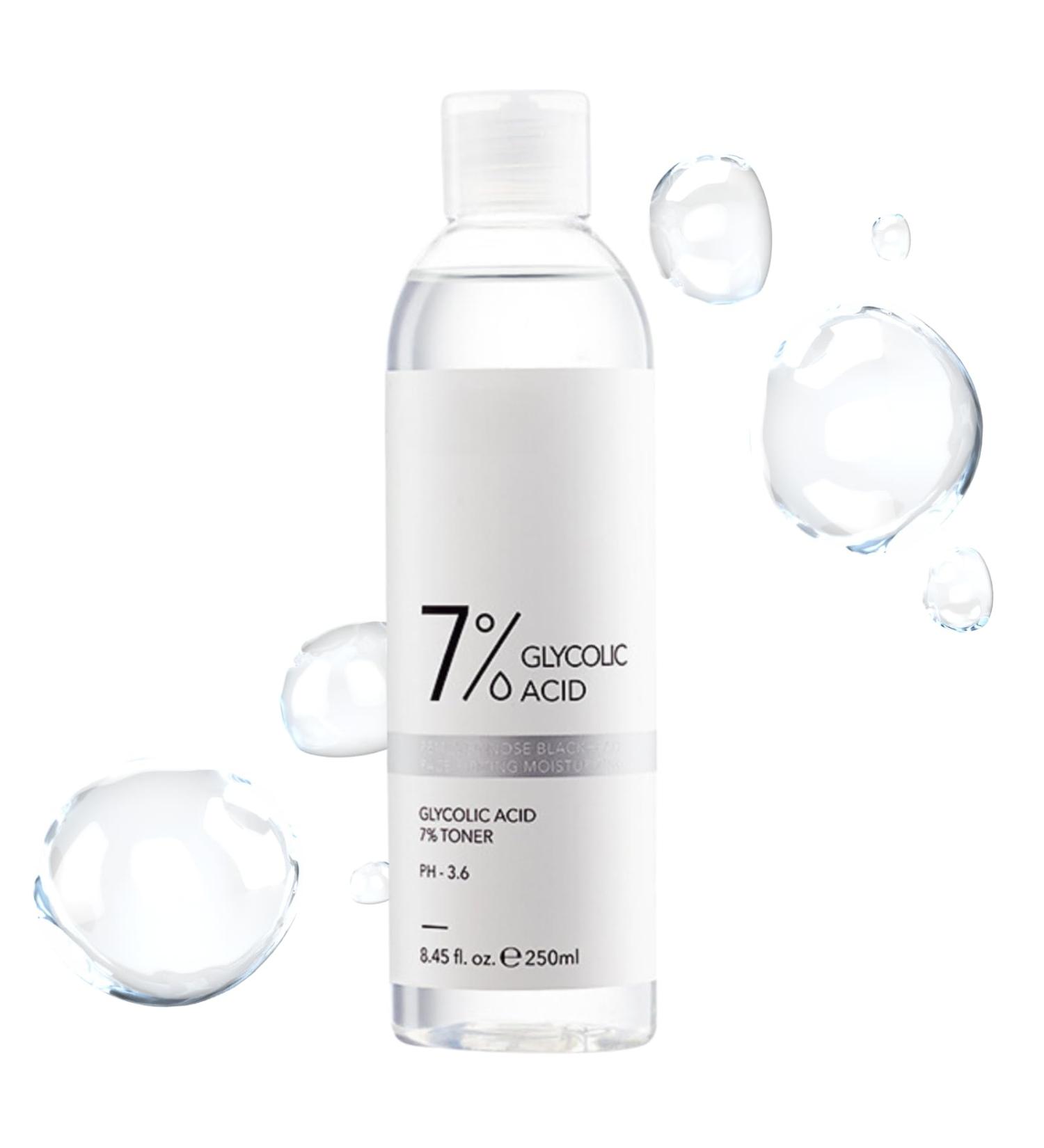 250ML Glycolic Acid Toner Glycolic Acid Toner for Face Glycolic Acid 7% Hydrating Toner Face Exfoliator Face Toner for Controlling Oil & Repair Acne & Anti Aging Brighten Pore Minimizer - Buy Online on GoSupps.com