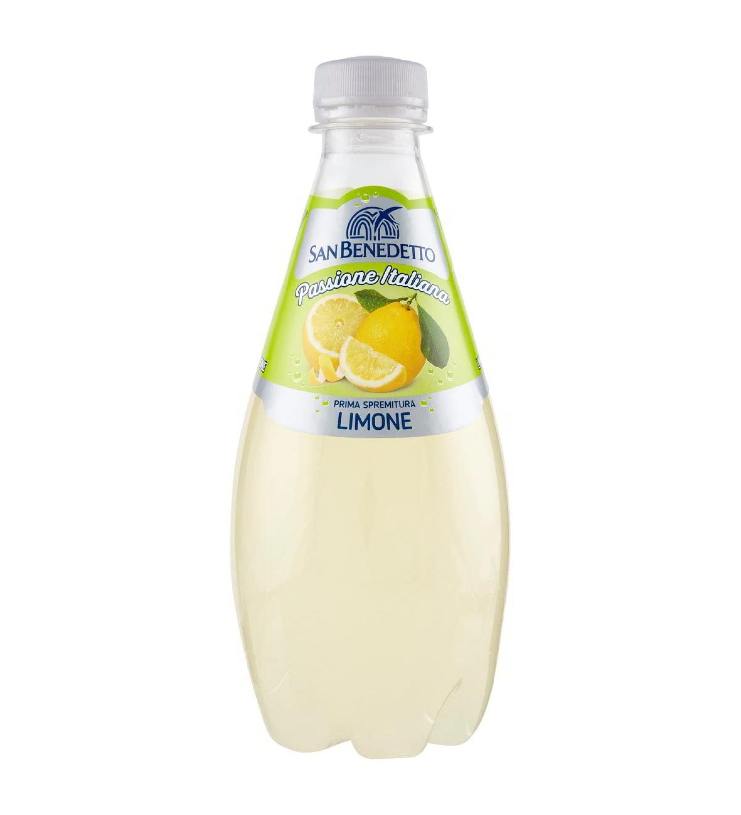 San Benedetto Prima Spremitura Limone Passione Italiana PET 40 cl Soda 100% Italian Lemonade - Buy Online on GoSupps.com