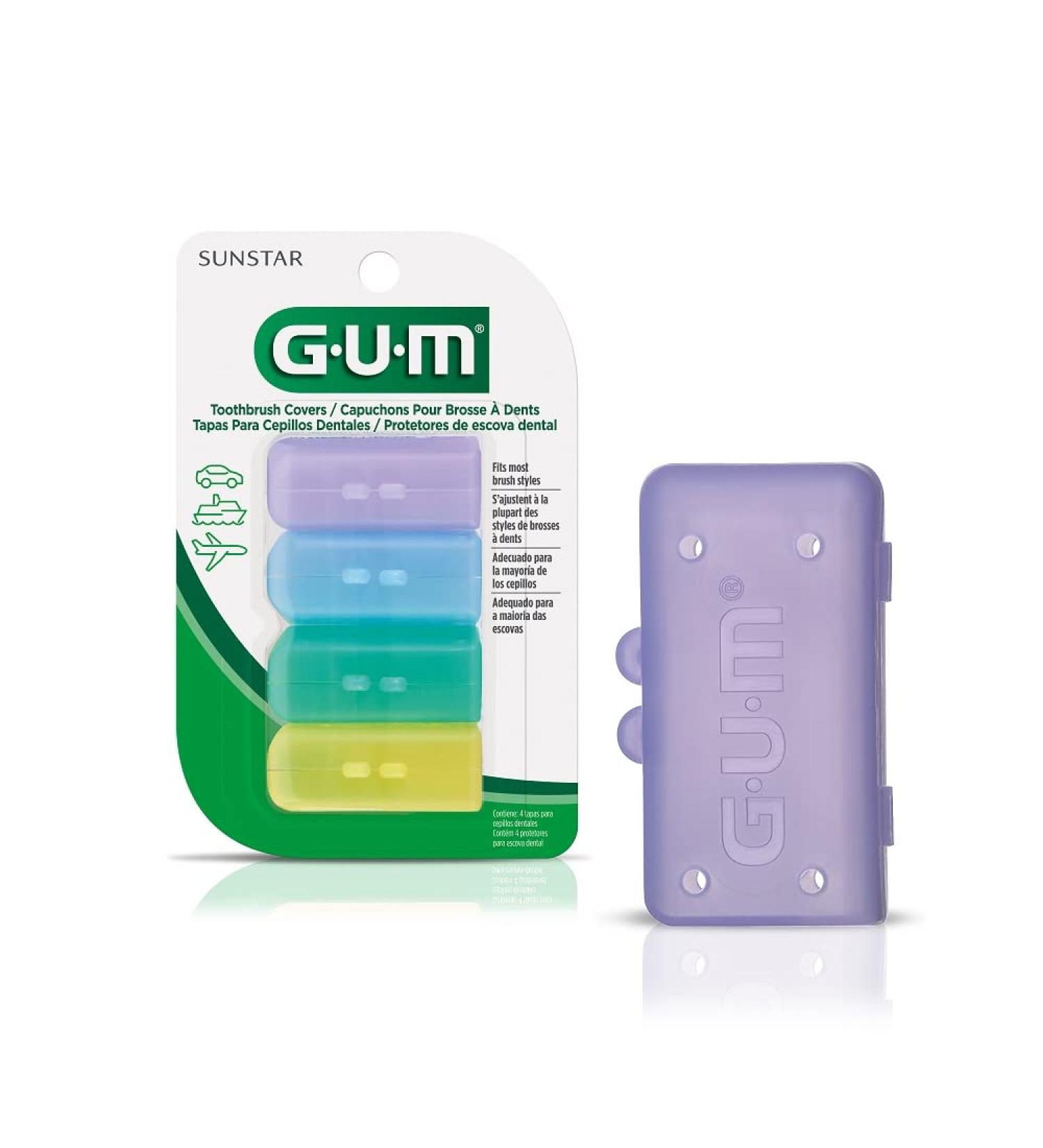 GUM-152RF Toothbrush Covers for Travel, Home, or Camping - Set of 4 Covers - Buy Online on GoSupps.com