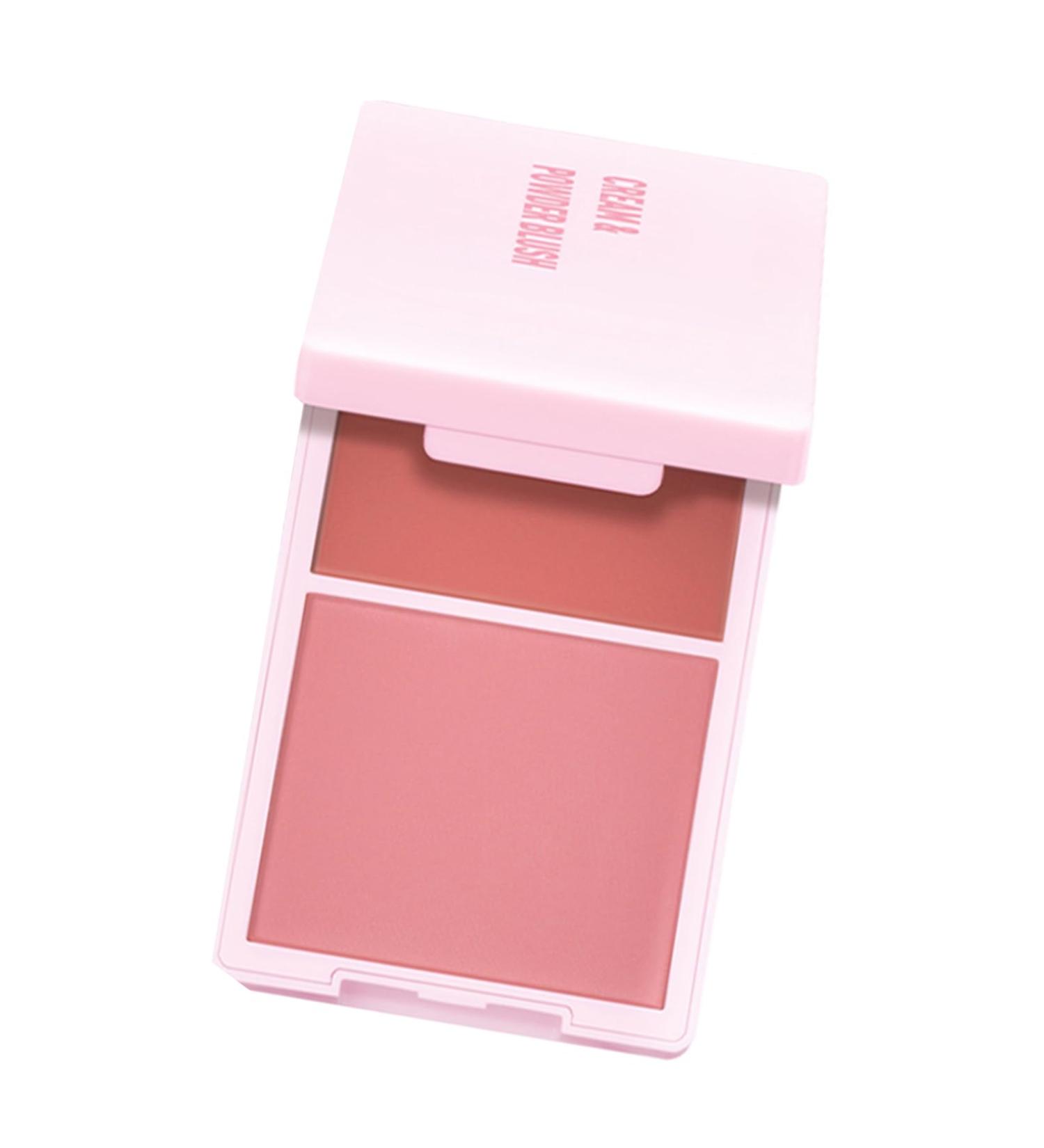 2 in 1 Multi-Use Cream and Powder Blush Palette for Daily Makeup Essential Cosmetic Accessories - Buy Online on GoSupps.com