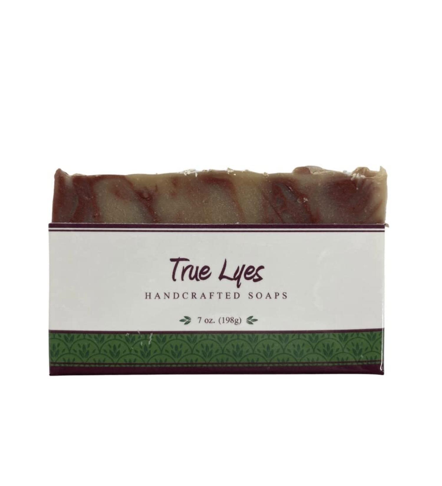 Raspberry Patchouli Scented Handmade Goat Milk Soap 7 oz made with Exfoliating Gluten Free Oatmeal and an Earthy-Sweet Aroma