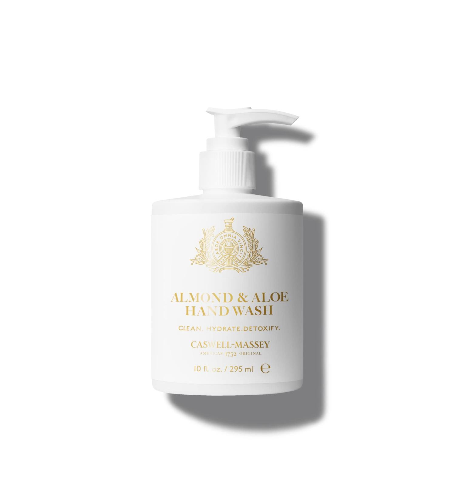 Caswell-Massey Centuries Almond & Aloe Hand Soap - 10 fl oz - Hydrating & Cleansing Formula - American Original - Pack of 1 - Buy Online on GoSupps.com