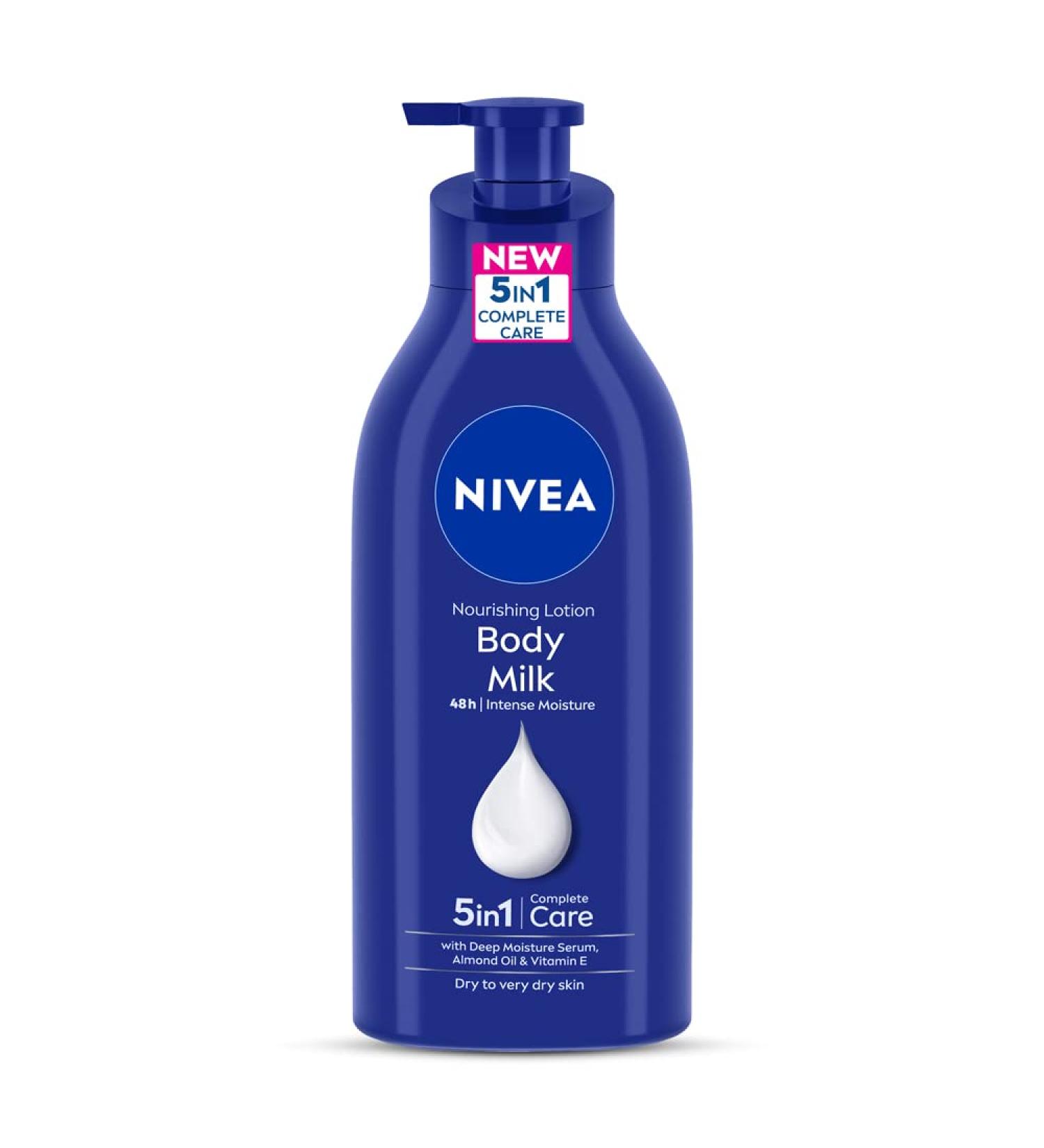 NIVEA Body Lotion Nourishing Body Milk For Very Dry Skin 600ml - Buy Online on GoSupps.com