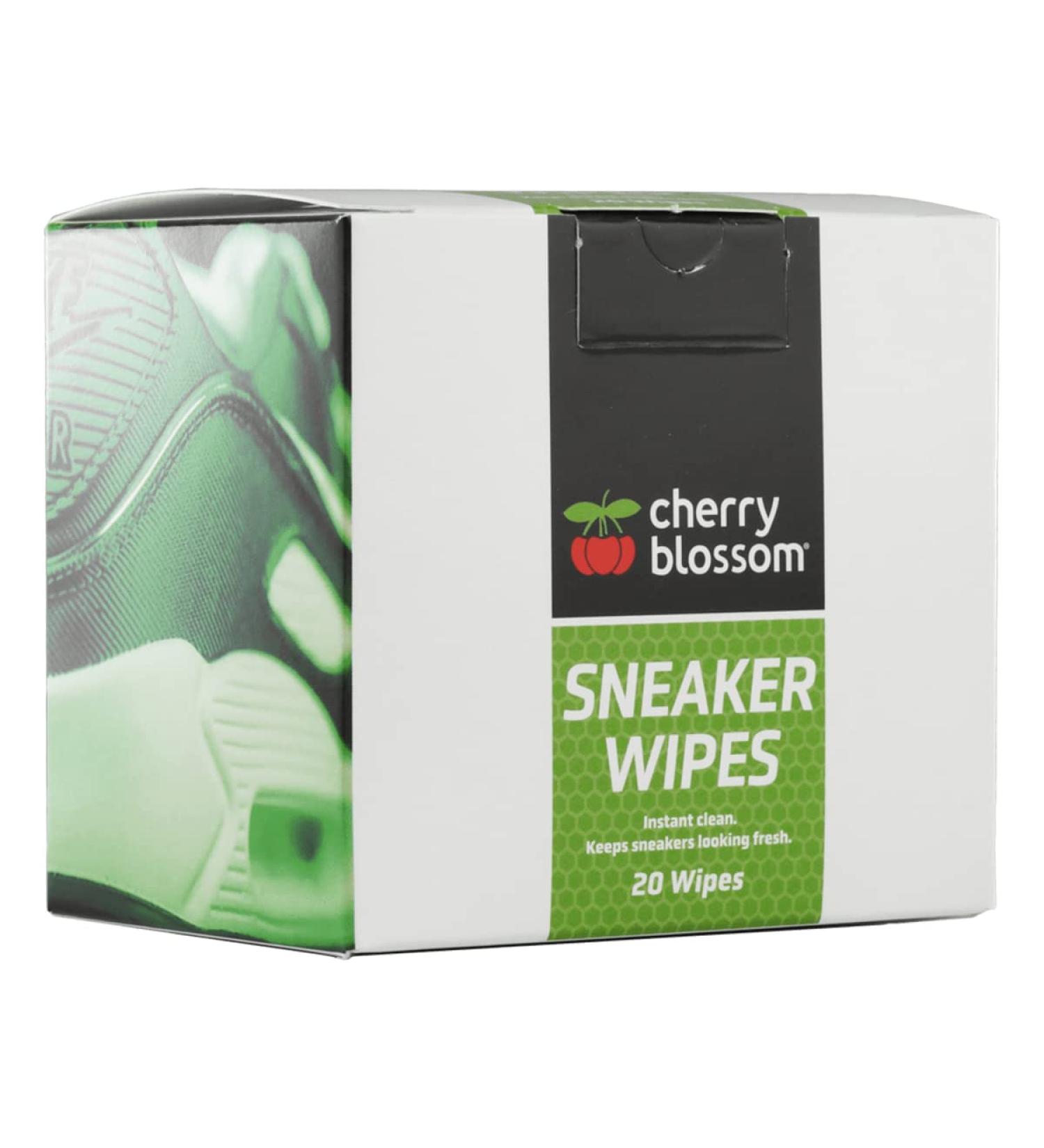 Cherry Blossom Unisex's Sneaker Wipes Shoe Care Product Clear 20 Pack