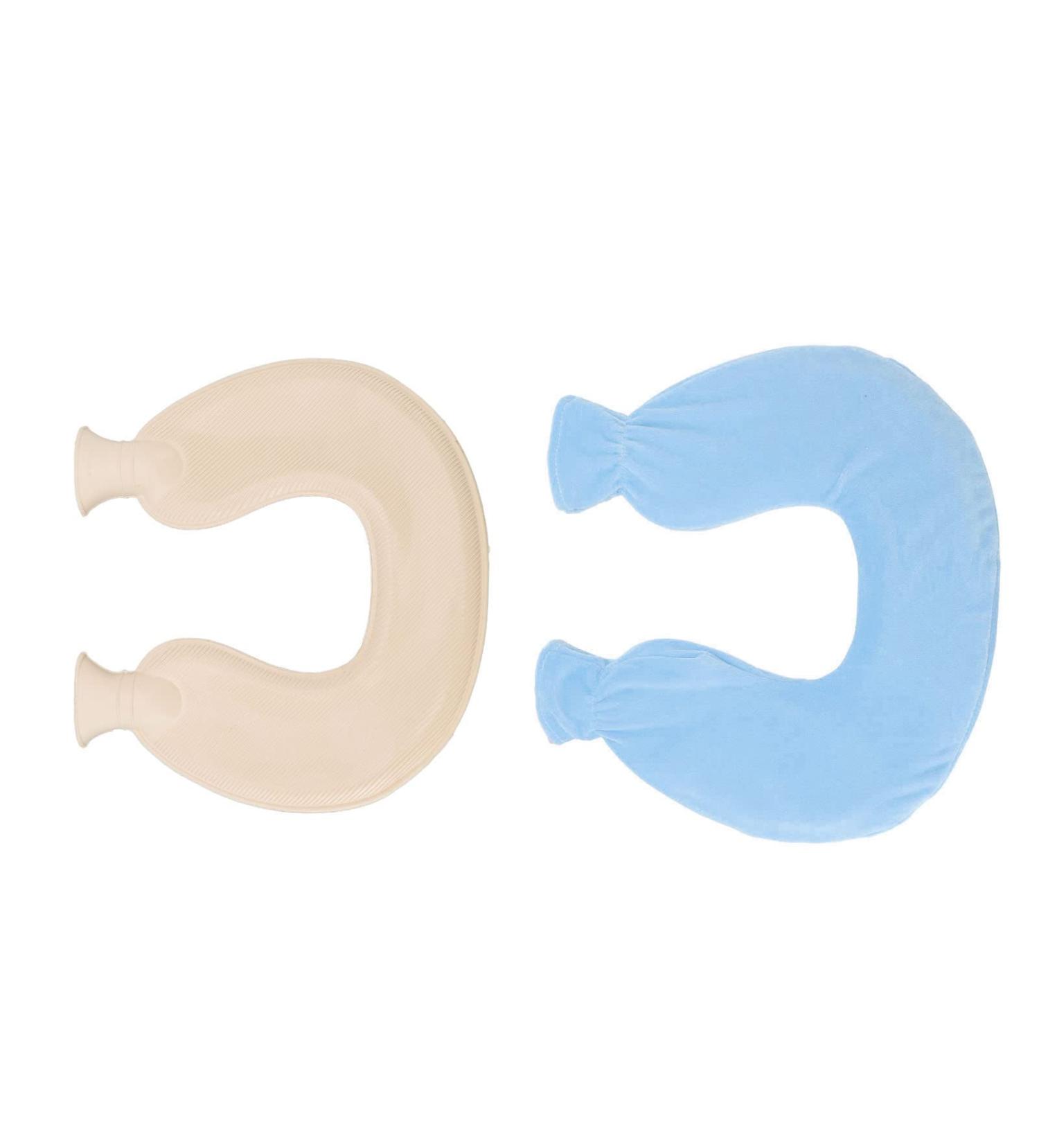 CHICIRIS 1L Explosion-proof Hot Water Bottle - Wide Mouth for Shoulder Pain Relief (Blue) | Safe & Durable eCommerce Solution - Buy Online on GoSupps.com