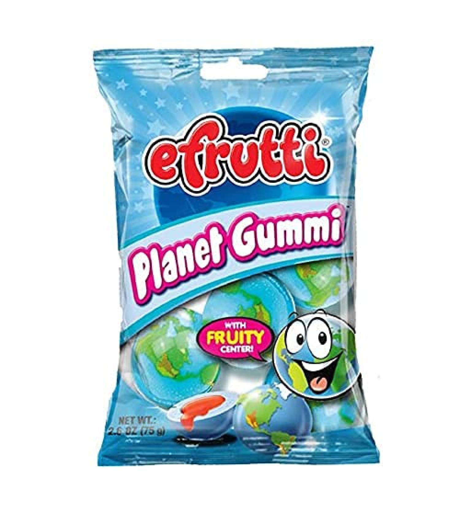 Efrutti Planet Gummi - Gummy Candy - 2.6 OZ each- Famous on TikTok( 2 Pack Fruity Flavor Individually Wrapped) - Buy Online on GoSupps.com