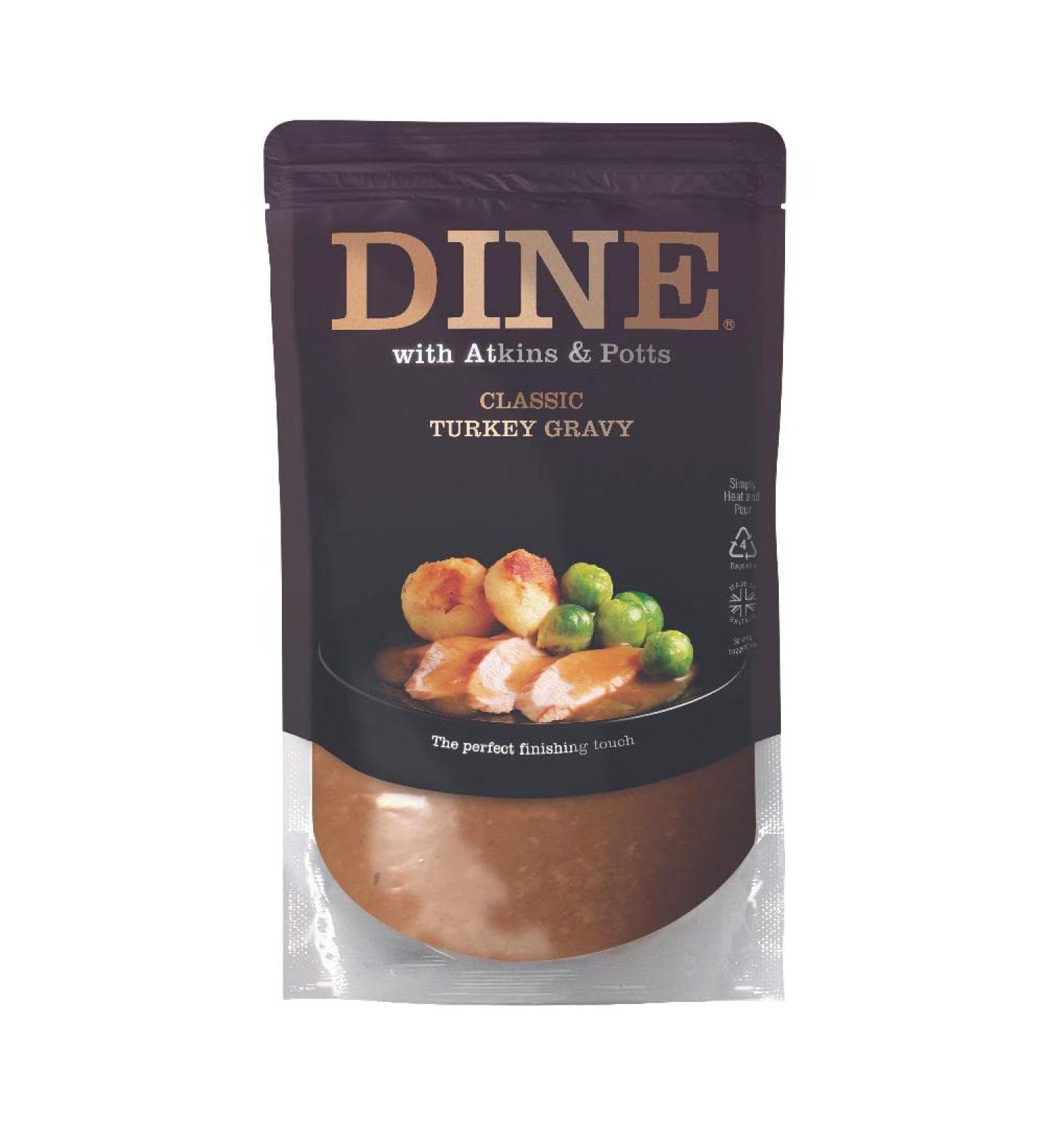 Atkins & Potts Dine Turkey Gravy 350g