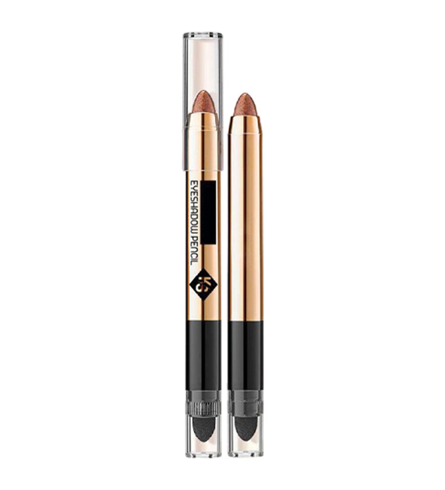 Shadow Pencil Pen | 2 in 1 Eye Brightener Stick for Highlighter Makeup - Waterproof Eyeshadow Stick Easily Freshen Up Makeup Keep You Beautiful All The Time Milk Tea Brown Shzons 03#milk Tea Brown - Buy Online on GoSupps.com