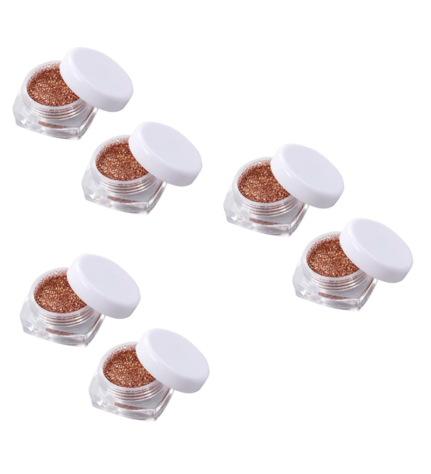 Beavorty 6 Pcs Loose Eyeshadow Glitter Eye Shadow Sequins Pigment 1 count (Pack of 1) Goldenx3pcs - Buy Online on GoSupps.com