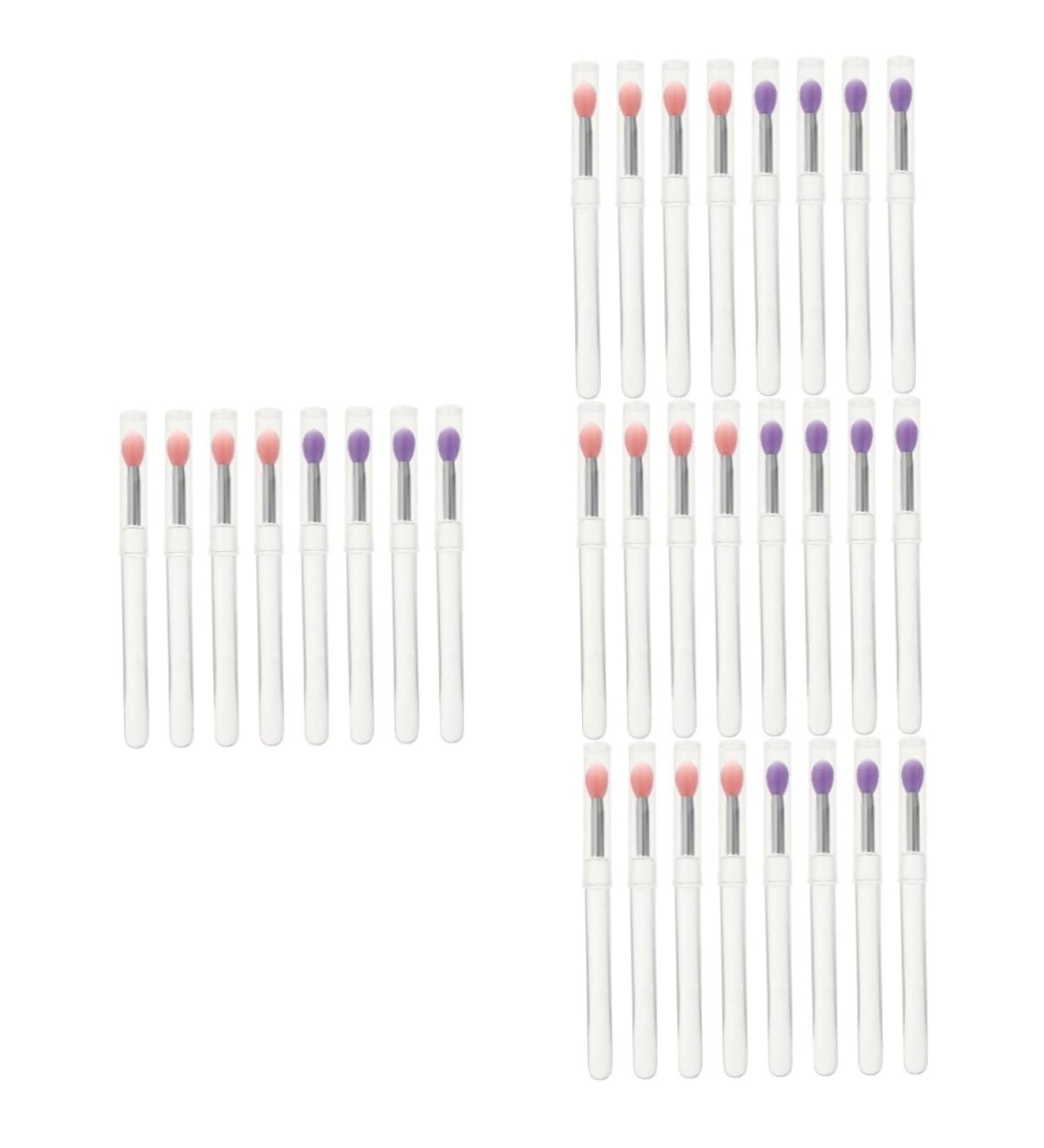 Healeved 32 Pcs Silicone Lip Brush Lip Applicator Eyeshadow Brush Lip Makeup Eye Shadow Scrubber - Buy Online on GoSupps.com
