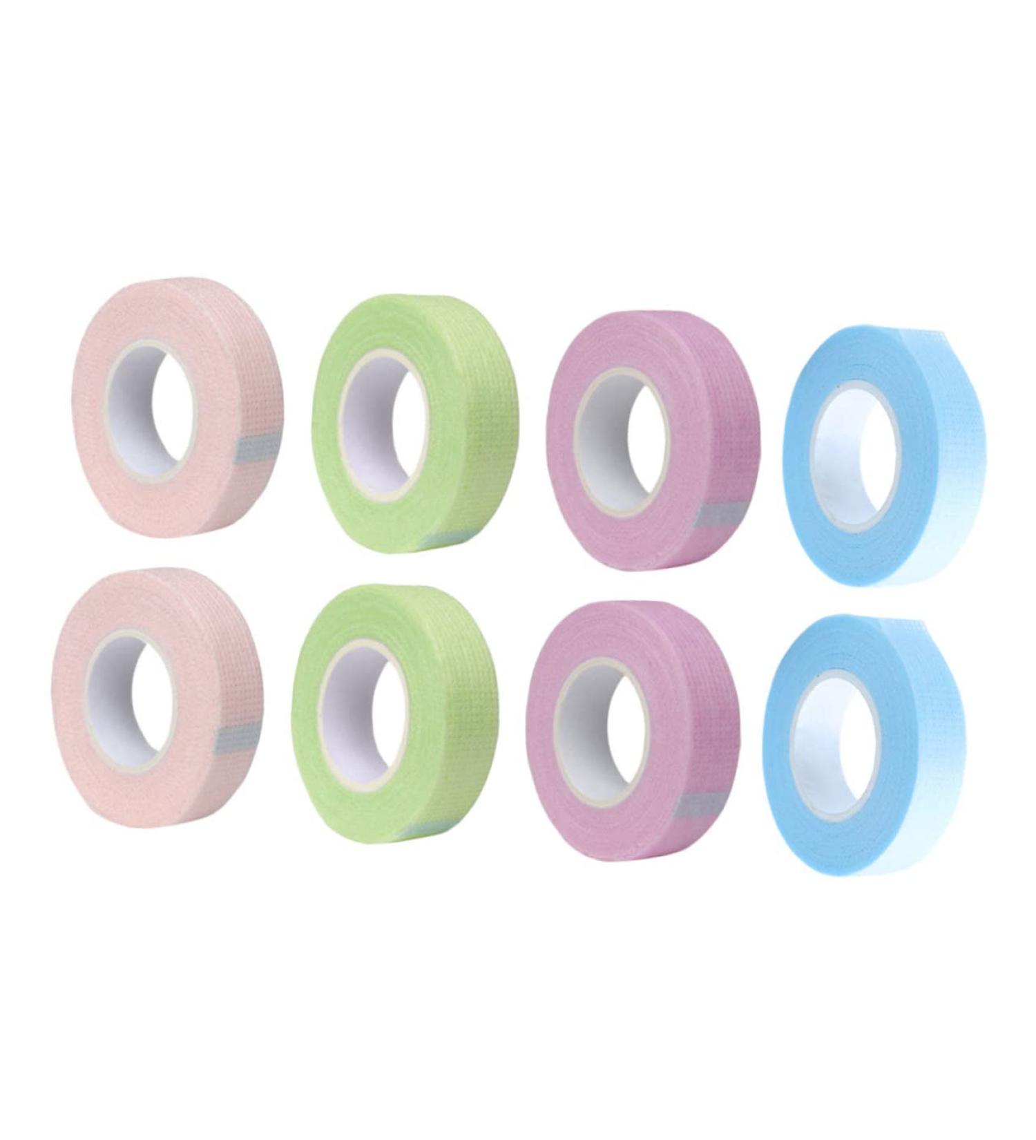 Beavorty 12 Rolls Lash Tape Lashes Tool under eye tape lash extension supplies fabric lash tape medical tape Grafting Eyelash Tapes non-woven fabric stickers breathable - Buy Online on GoSupps.com