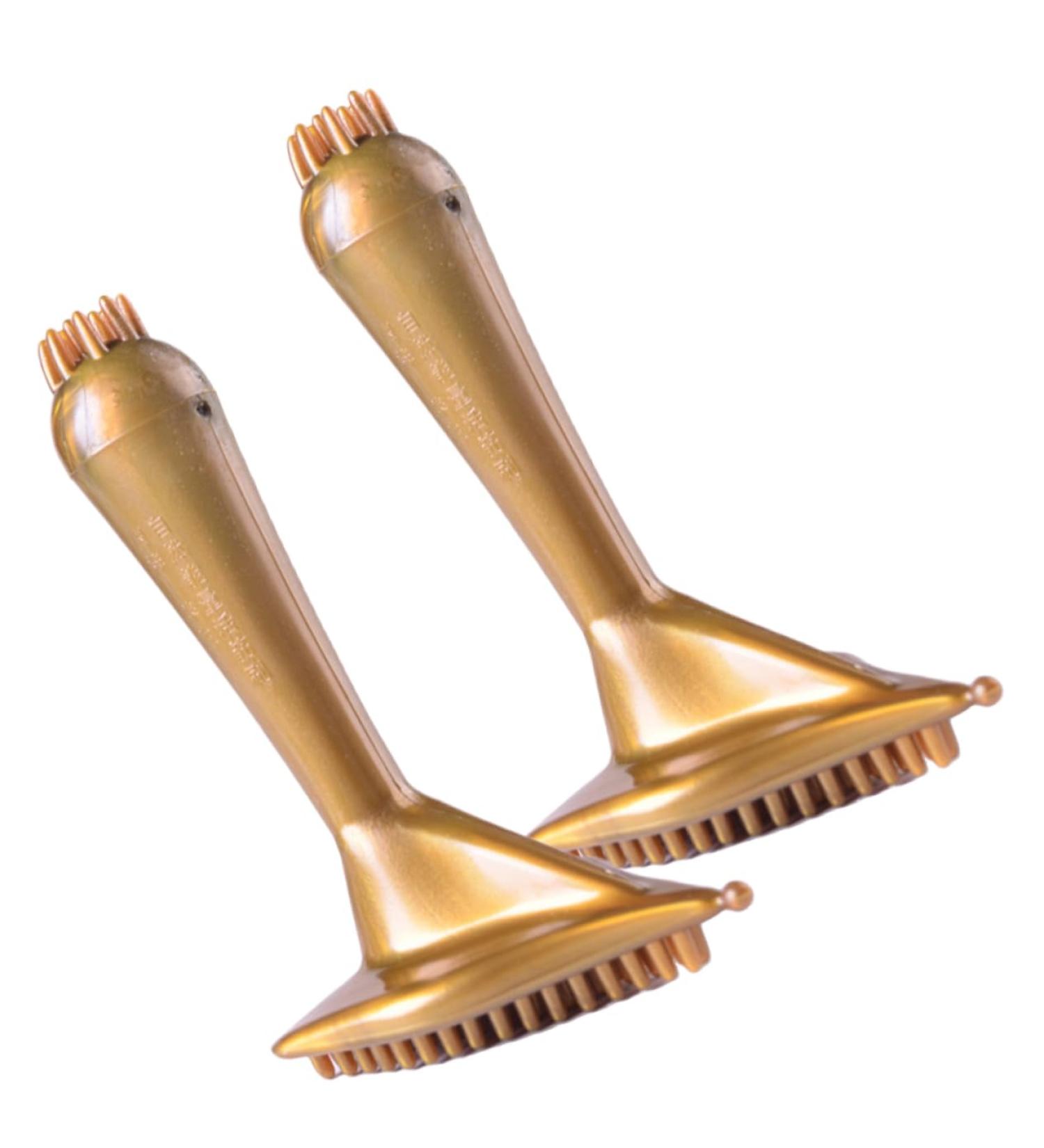 Buy Gleavi 2-in-1 Cellulite & Muscle Massage Brush | Magnetic Handwarmer | Effective Body & Neck Massage Accessory | 15x9cm - Buy Online on GoSupps.com