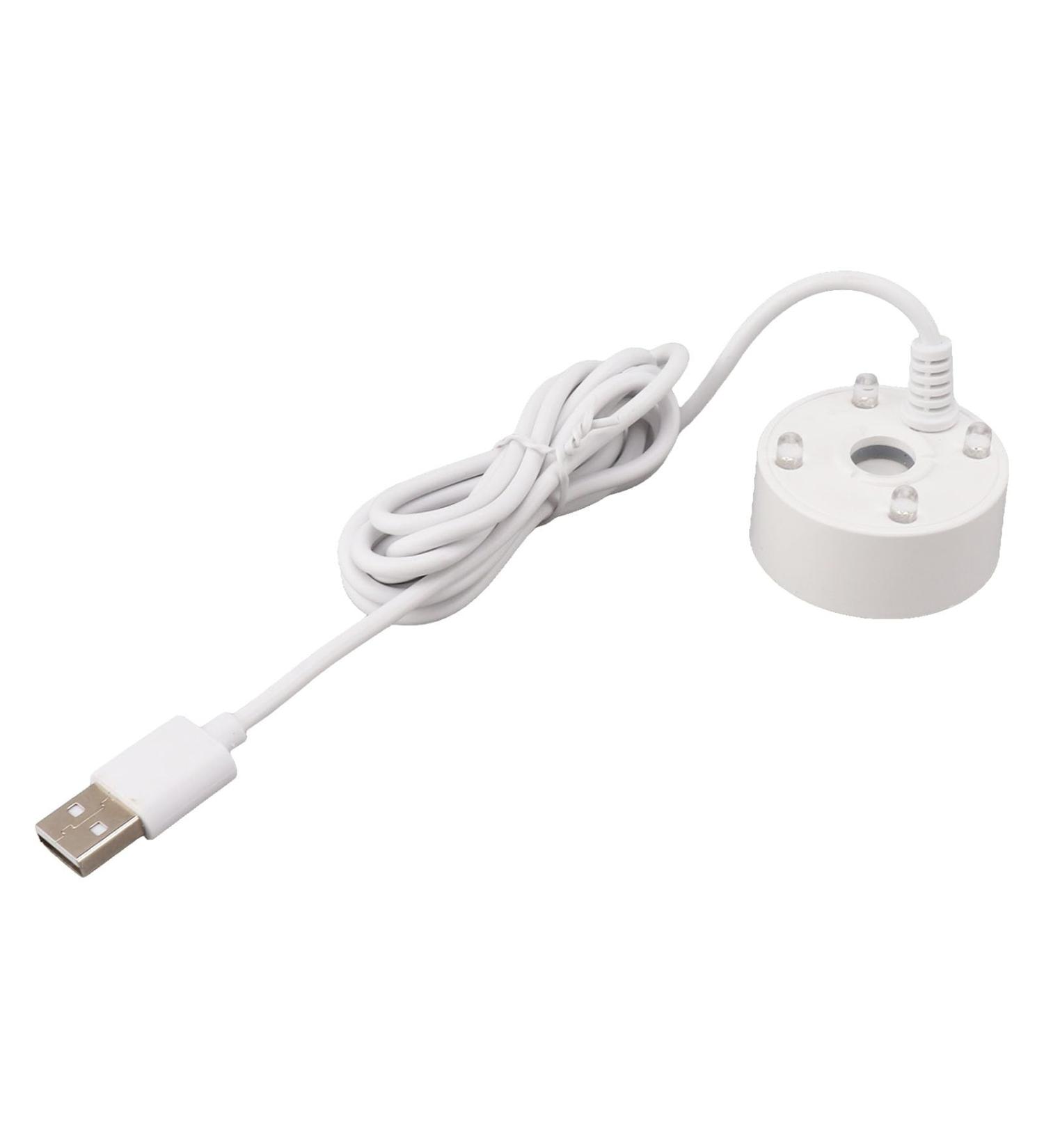 Buy USB Fog Producer with RGB LED Lights - Eco-Friendly Ultrasonic Fog for Ponds Aquariums & Wigwams - Easy to Use 5V White - Buy Online on GoSupps.com