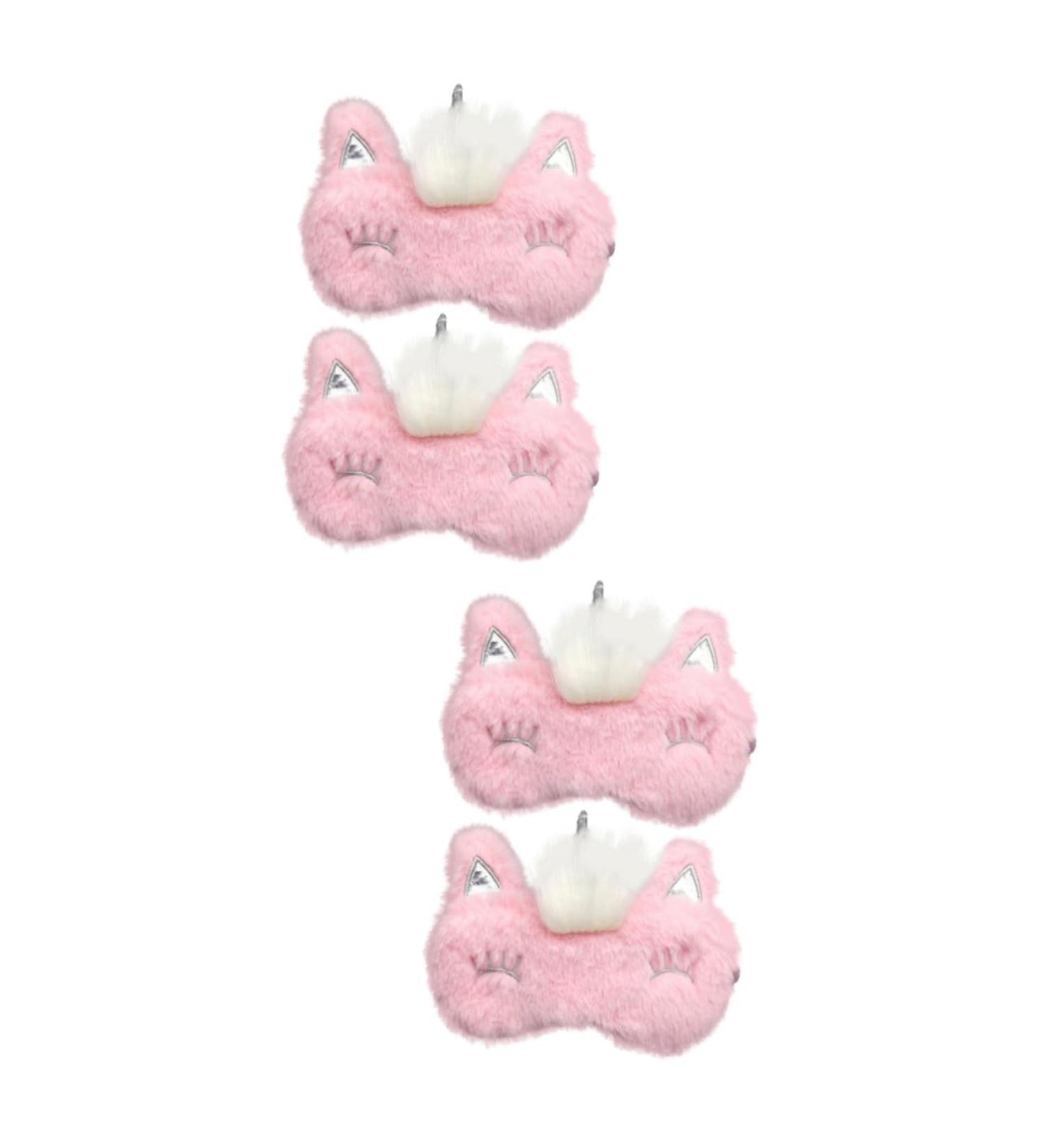 Gatuida 4 Pcs Plush Eye Mask & Car Diffuser - Cooling Blindfolds for Adults & Kids - Breathable Eyepatch for Comfortable Sleep - Buy Online on GoSupps.com