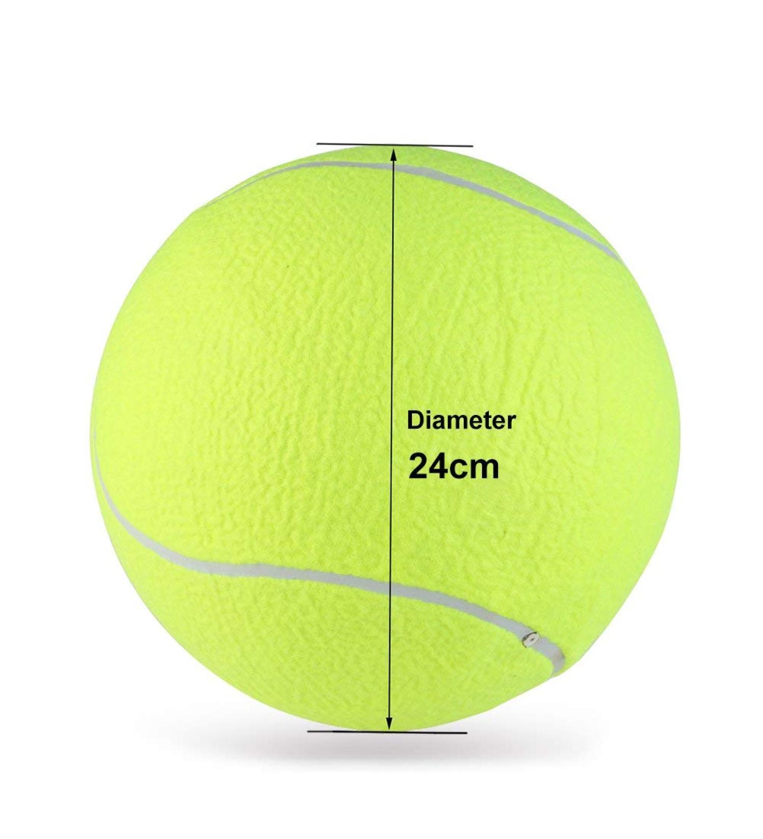 LUOEM Large Tennis Ball for Pets - 9.5 Inch Outdoor Sports Ball for Dogs | Durable & Fun Playtime - Buy Online on GoSupps.com