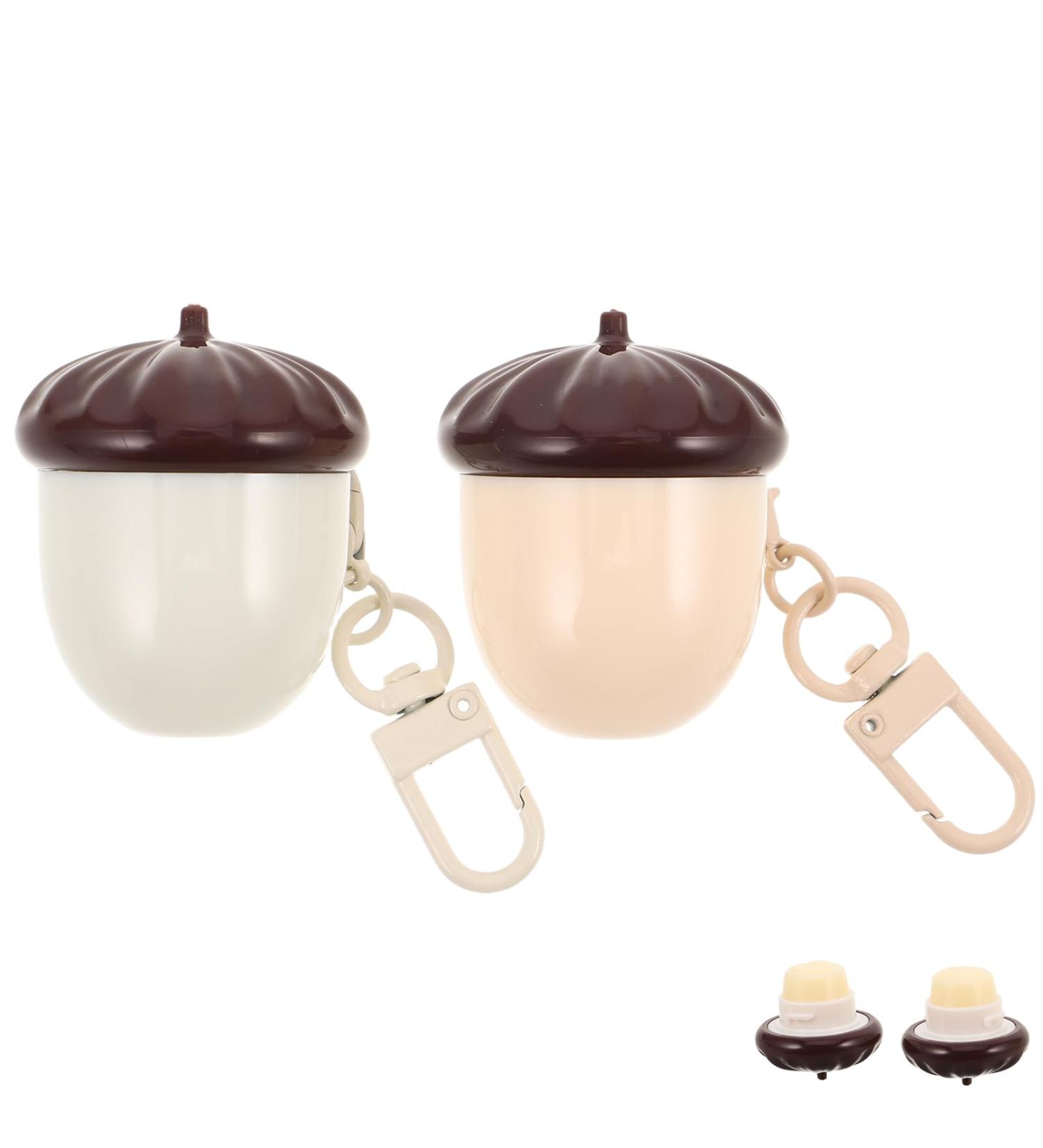 COOLHIYA 2pcs Lip Balm for Kids: Cute Chestnut Hydrating Lip Moisturizer Toddlers Non-Oily Balm for Home Schools Outdoor Travel and Daily Use - Buy Online on GoSupps.com