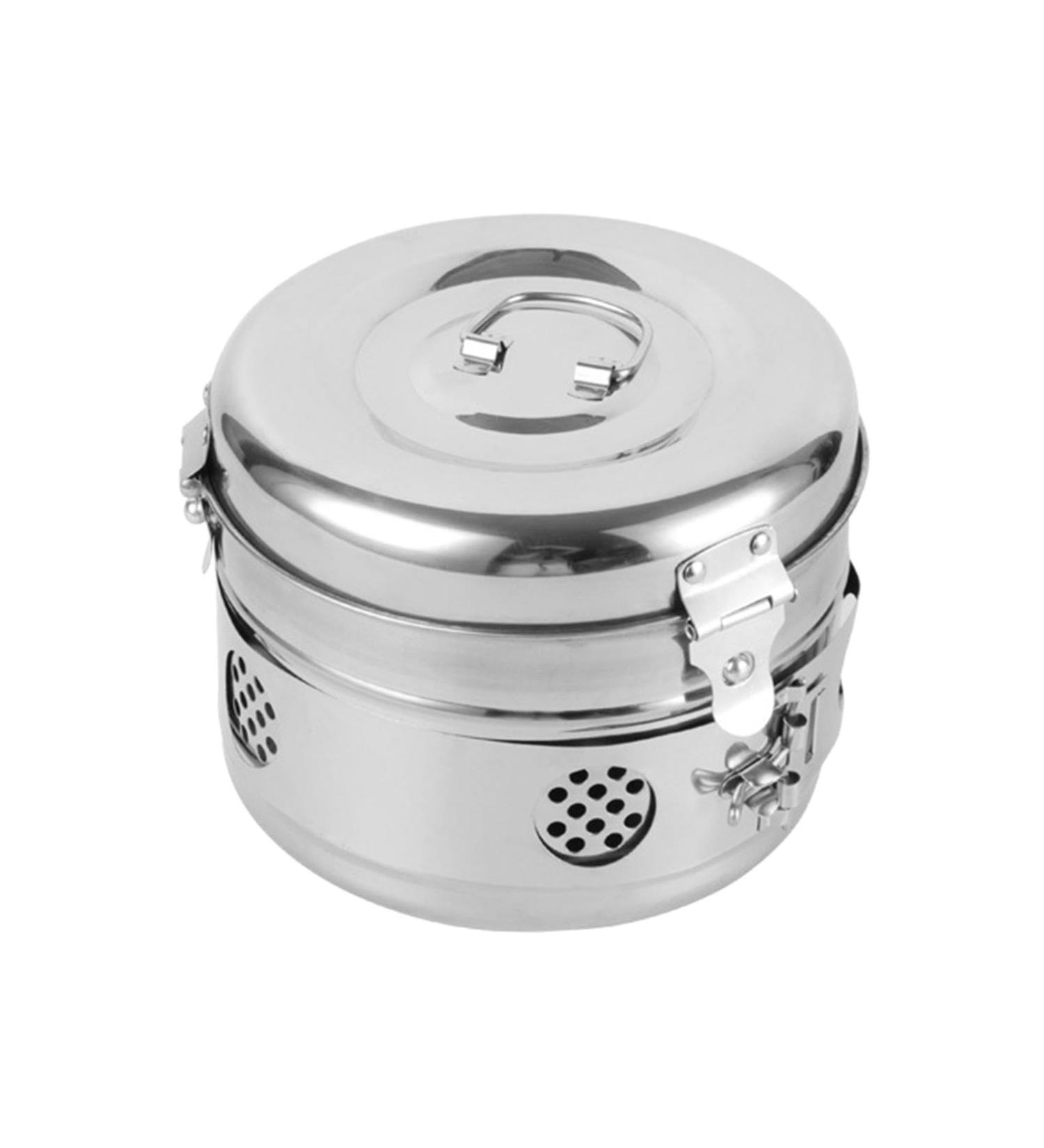 Folpus Stainless Steel Storage Tank - Robust Rack Box with Lid for Reagent Bottles | International Shipping Available - Buy Online on GoSupps.com