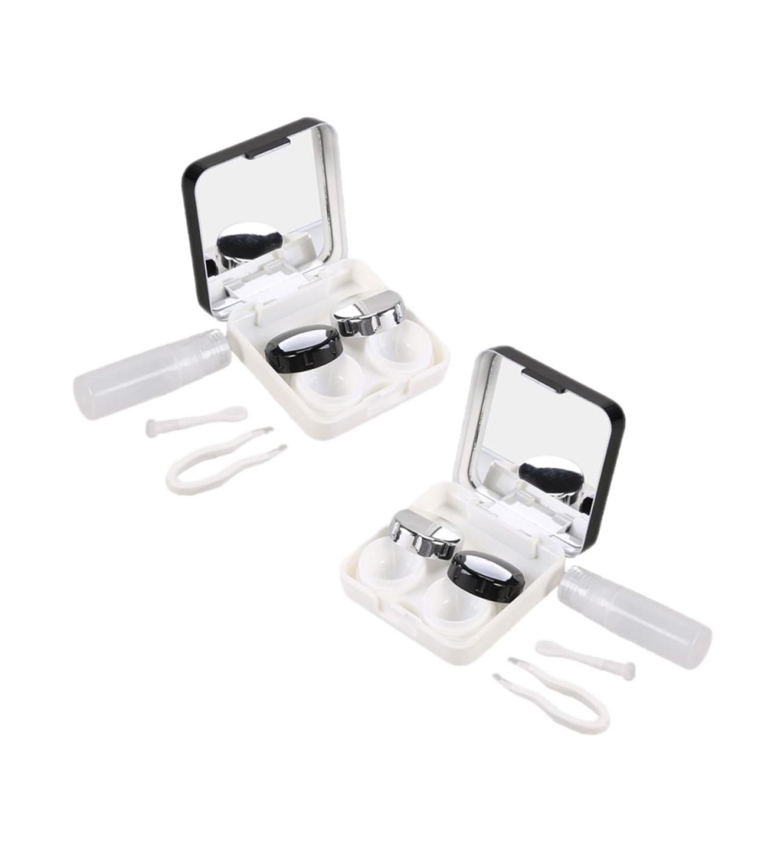 JECOMPRIS Doors Linsen Holder - 2 Cardboard Holders for Sensitive Lens Containers | Colored & Black Contact Lens Cases - Buy Online on GoSupps.com