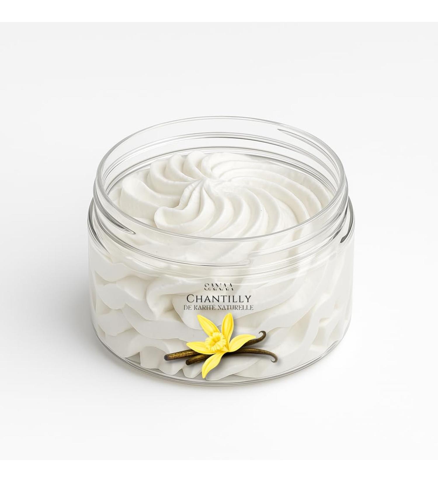 Chantilly de karit 100% naturelle - 200ml - Fabriqu e en France - Sanaa Cosmetics (200 ml Vanille) - Buy Online on GoSupps.com