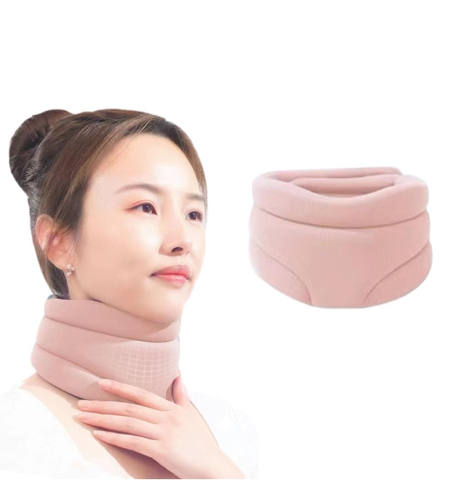 Cervicorrect Neck Brace Cervicorrect Neck Brace by Healthy Lab Co Neck Brace for Sleeping Cervical Neck Brace for Snoring Neck Braces for Neck Pain and Support (Pink) - Buy Online on GoSupps.com