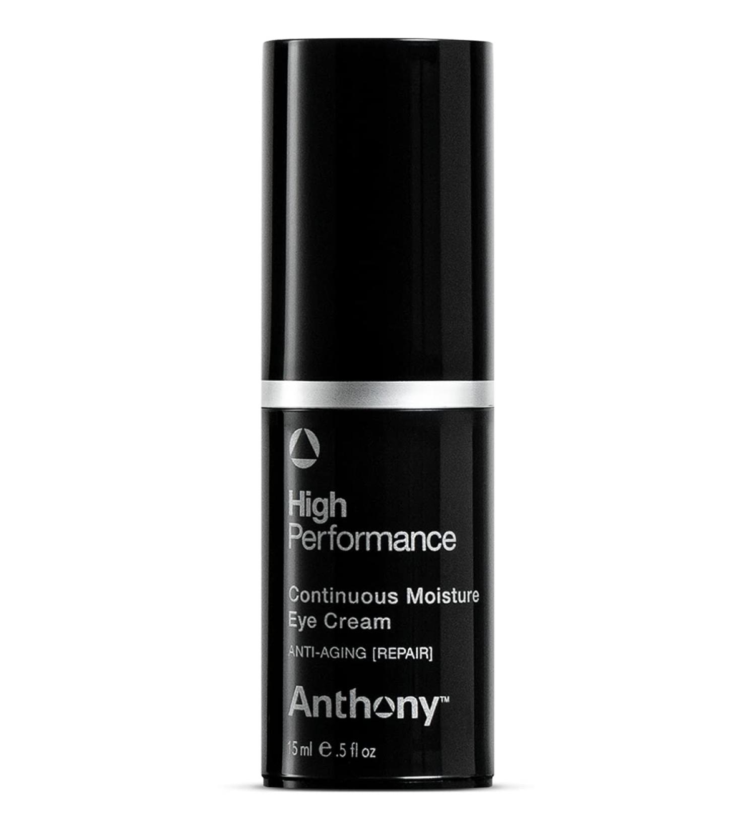 Anthony Anti-Aging Eye Cream 0.5 Fl Oz with Vitamin A, C & E - Reduces Puffiness, Dark Circles, and Fine Lines - Hydrating Formula with Caffeine, Jojoba, and Squalane - Buy Online on GoSupps.com