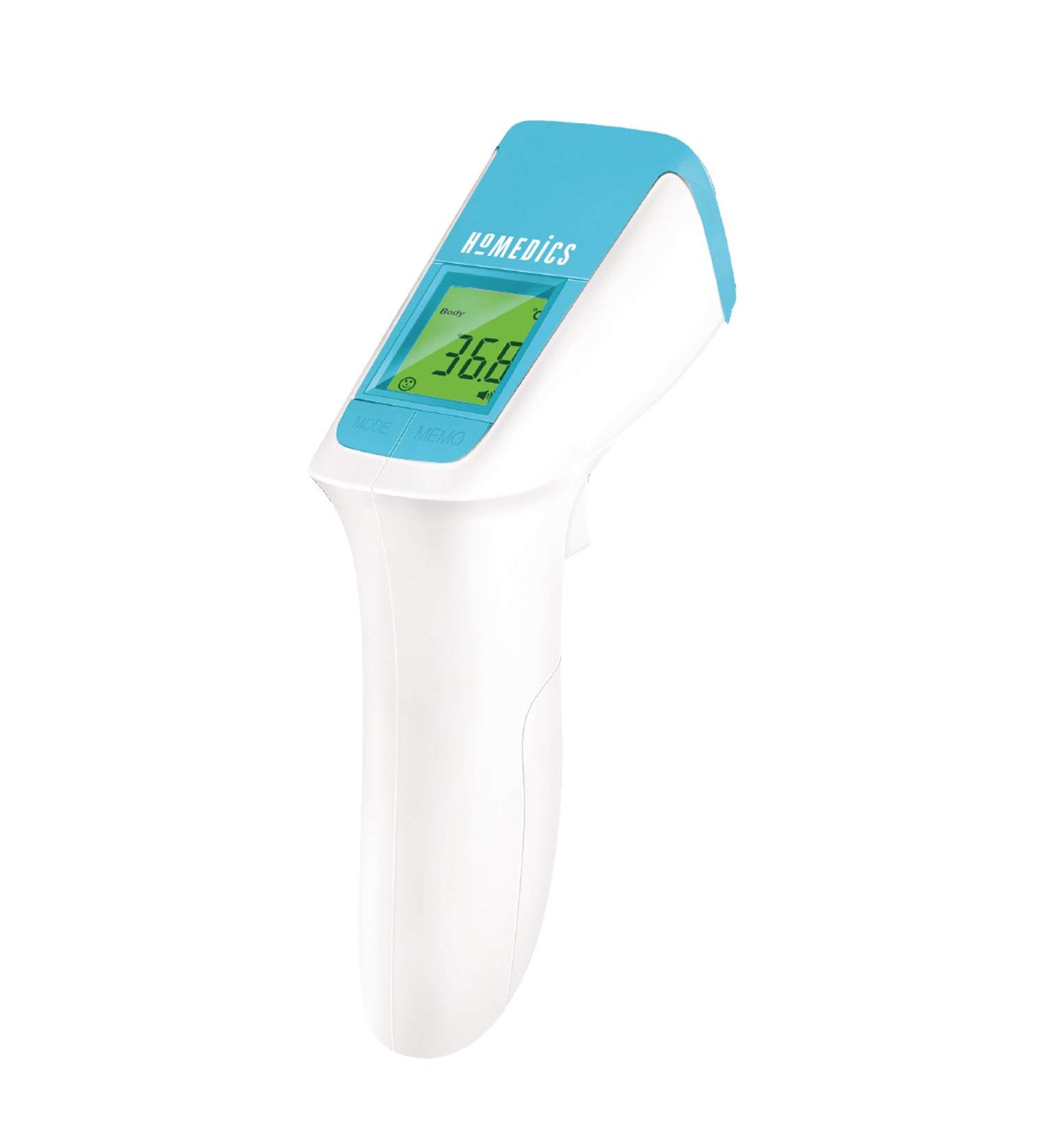 HoMedics No Contact Infrared Thermometer - Instant Temperature Reader with Fever Alarm - Buy Online on GoSupps.com