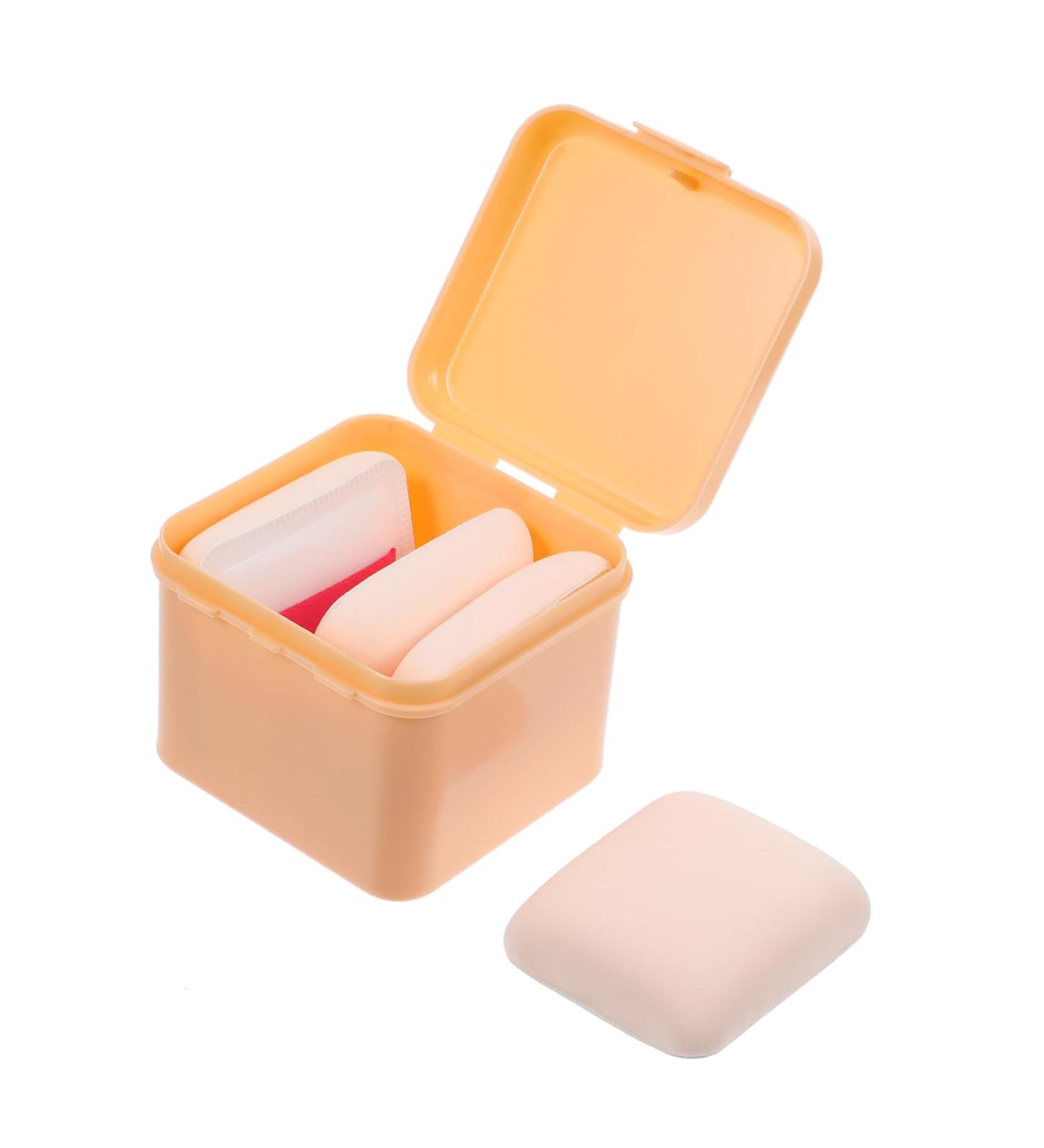 Buy Didiseaon Triangular Powder Puff | Makeup Sponge for Setting Powder | Travel-Friendly Foundation Puff Box - Buy Online on GoSupps.com