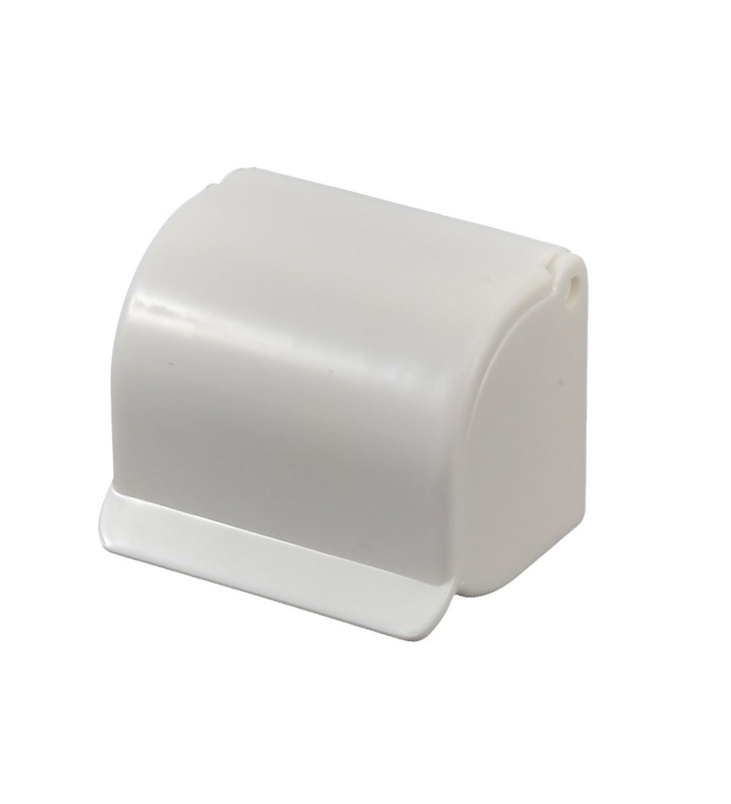 Ruilogod Plastic Man Bathroom Convenient Paste Strap Shaver Razor Holder white