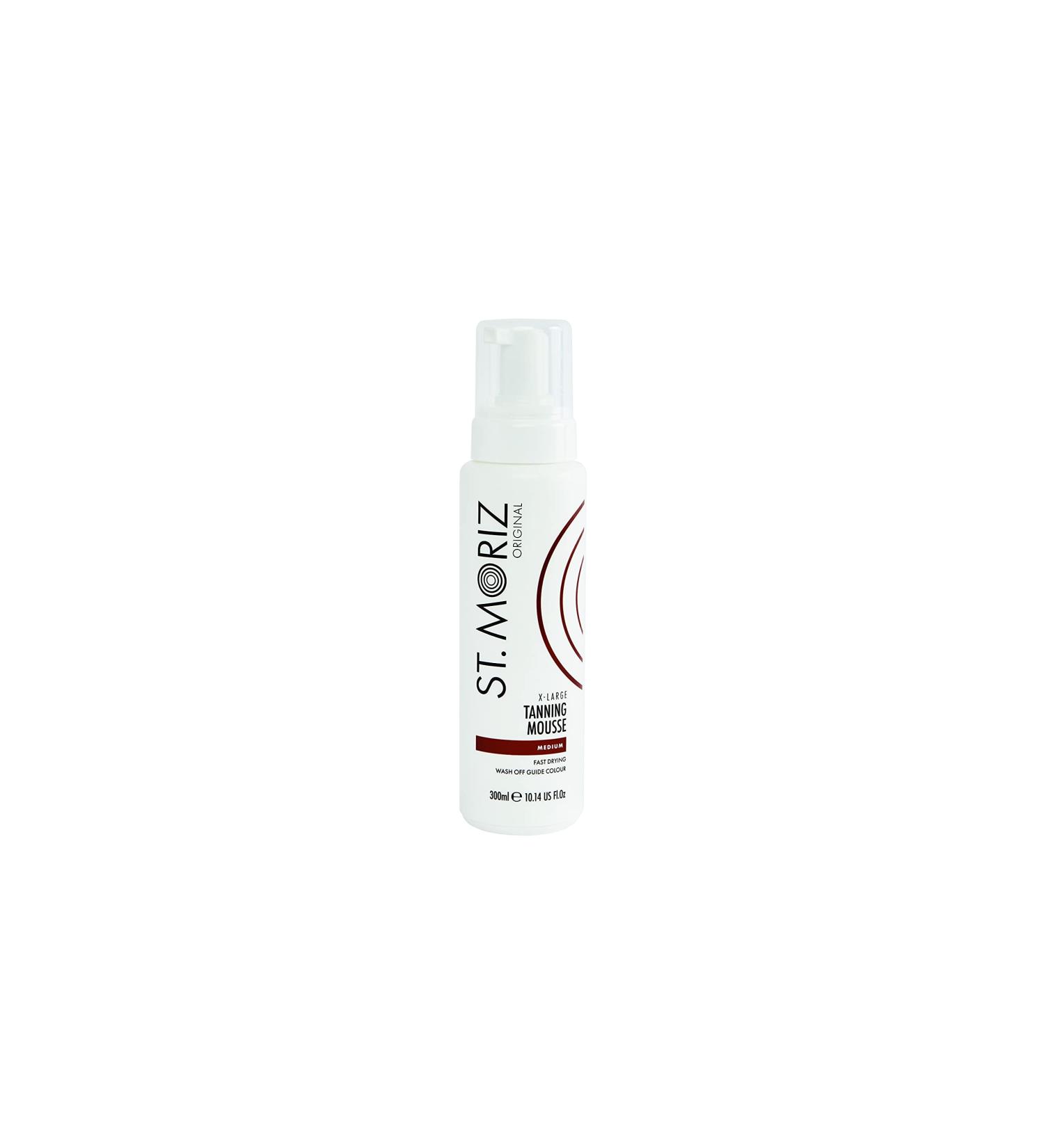 St Moriz Original Extra Large Instant Tanning Mousse 300ml - Fast Drying Vegan Fake Tan - Medium Tone | Pack of 1 - Buy Online on GoSupps.com