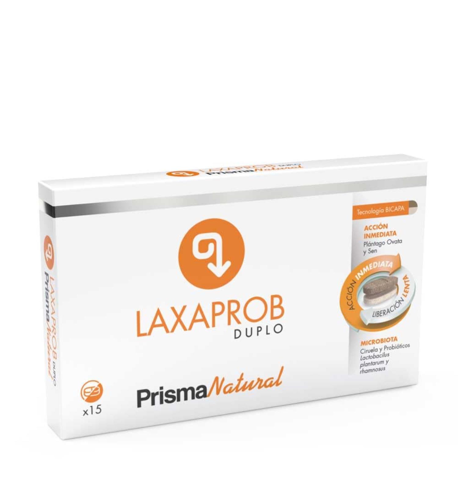 PRISMANATURAL Laxaprob Duo 15 Tabletten - Buy Online on GoSupps.com
