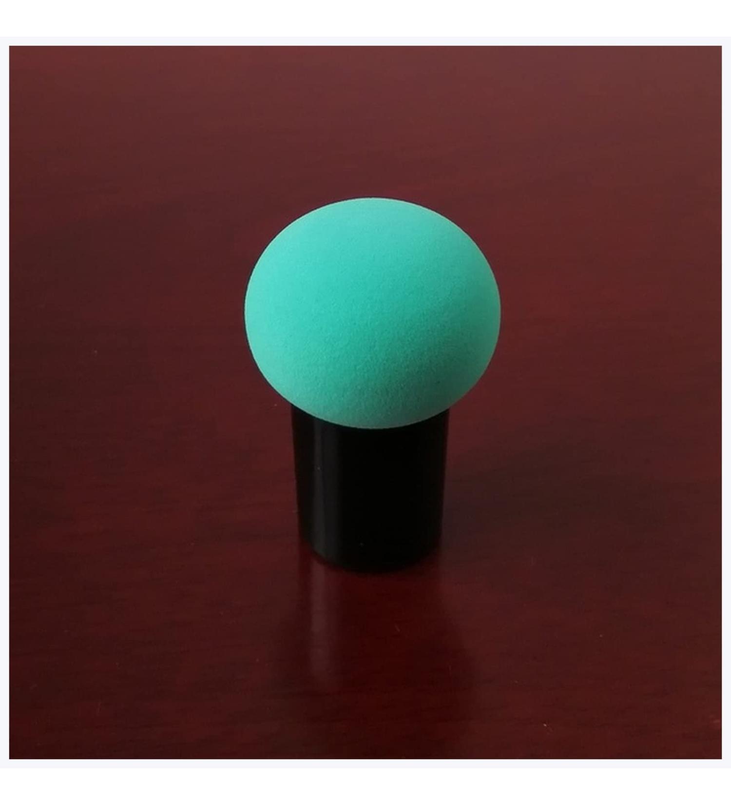 Makeup Sponge Non-latex Makeup Sponge Mushroom Head Powder Liquid Foundation Puff Dry & Wet Multi- function Cosmetic Tool Tamp Storage Box Makeup Sponge Holder(Mint green no cap) - Buy Online on GoSupps.com