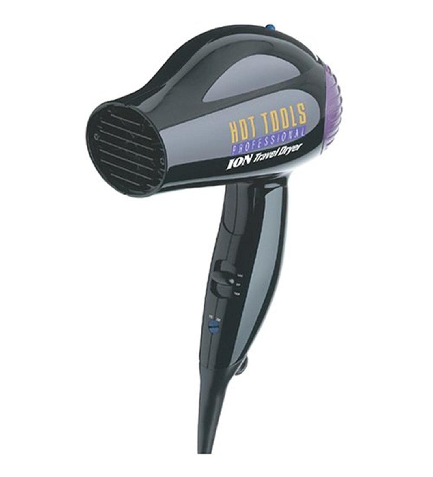 Hot Tools Professional 1039 1875 Watt Direct Ion FastDry Travel Anti Static Hair Dryer