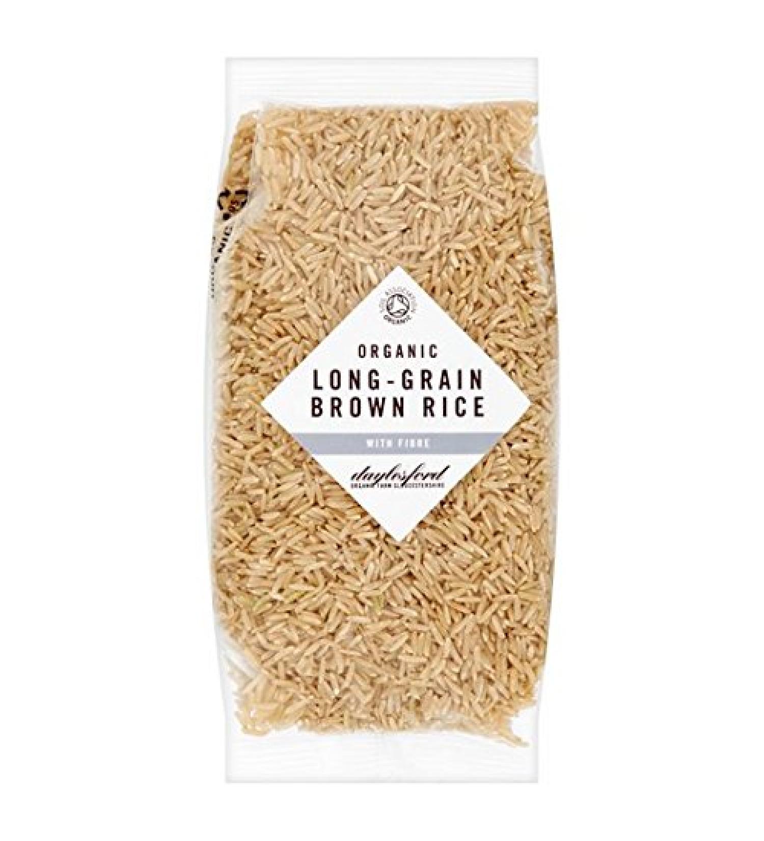 Daylesford Organic Long Grain Brown Rice 500g