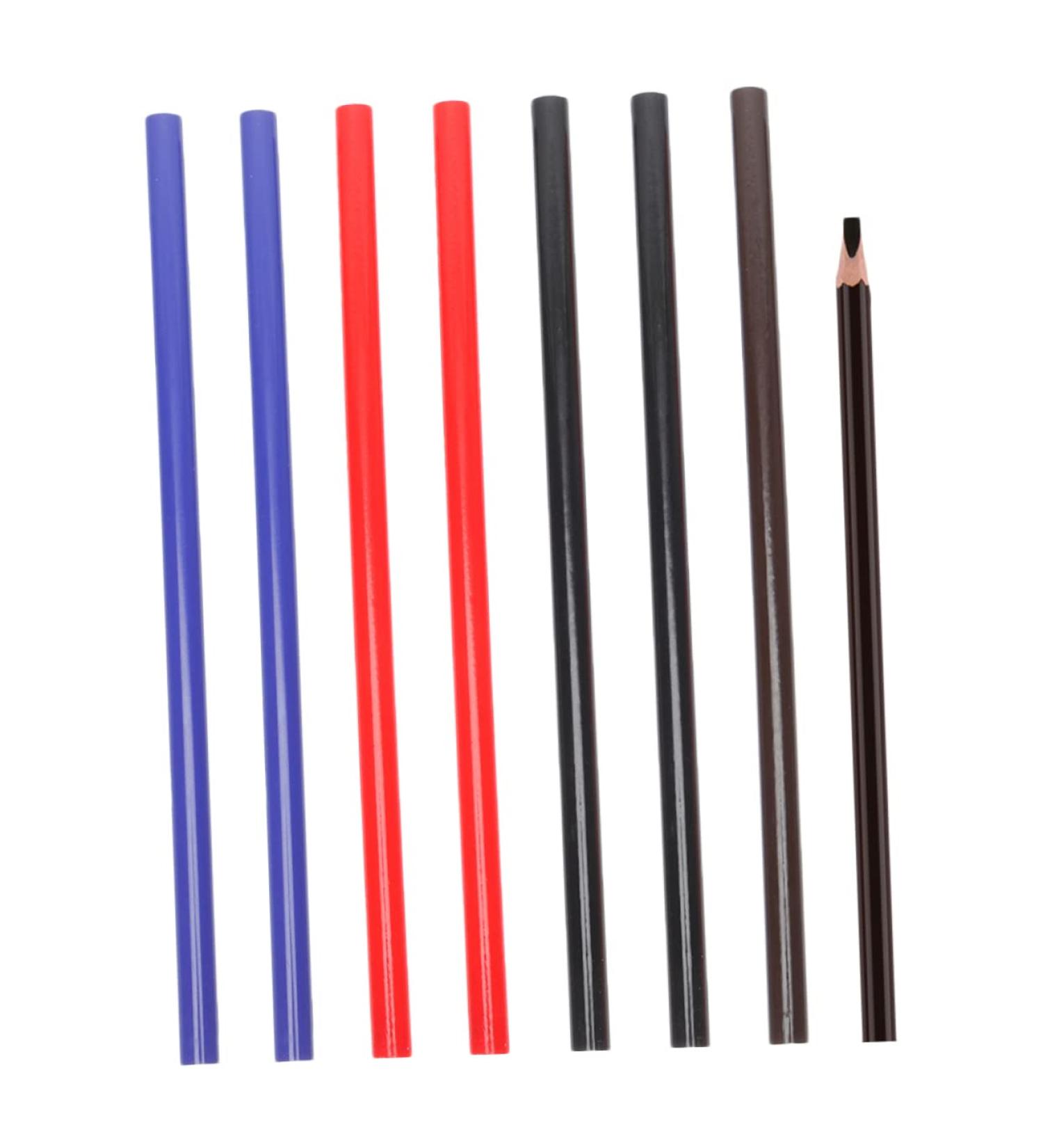 BIUDECO 8pcs Eyebrow Pencil Eyeliner Pencils for Skin Fine Line Pen Pens Makeup Accessories Lip Pen Wooden - Buy Online on GoSupps.com