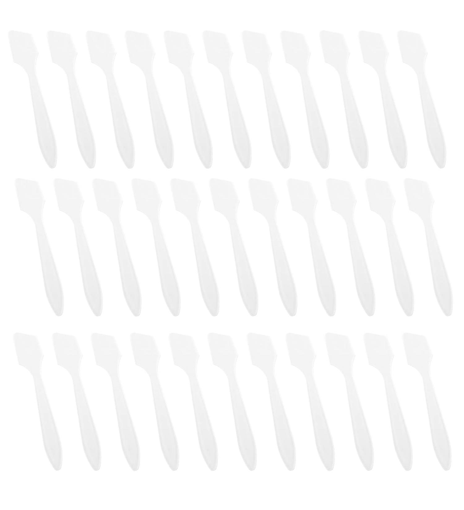 100-Pack Metal Makeup Spatula & Applicator Set - Mini Beauty Scoop for Face Cream Masks & Cosmetic Mixing - Buy Online on GoSupps.com
