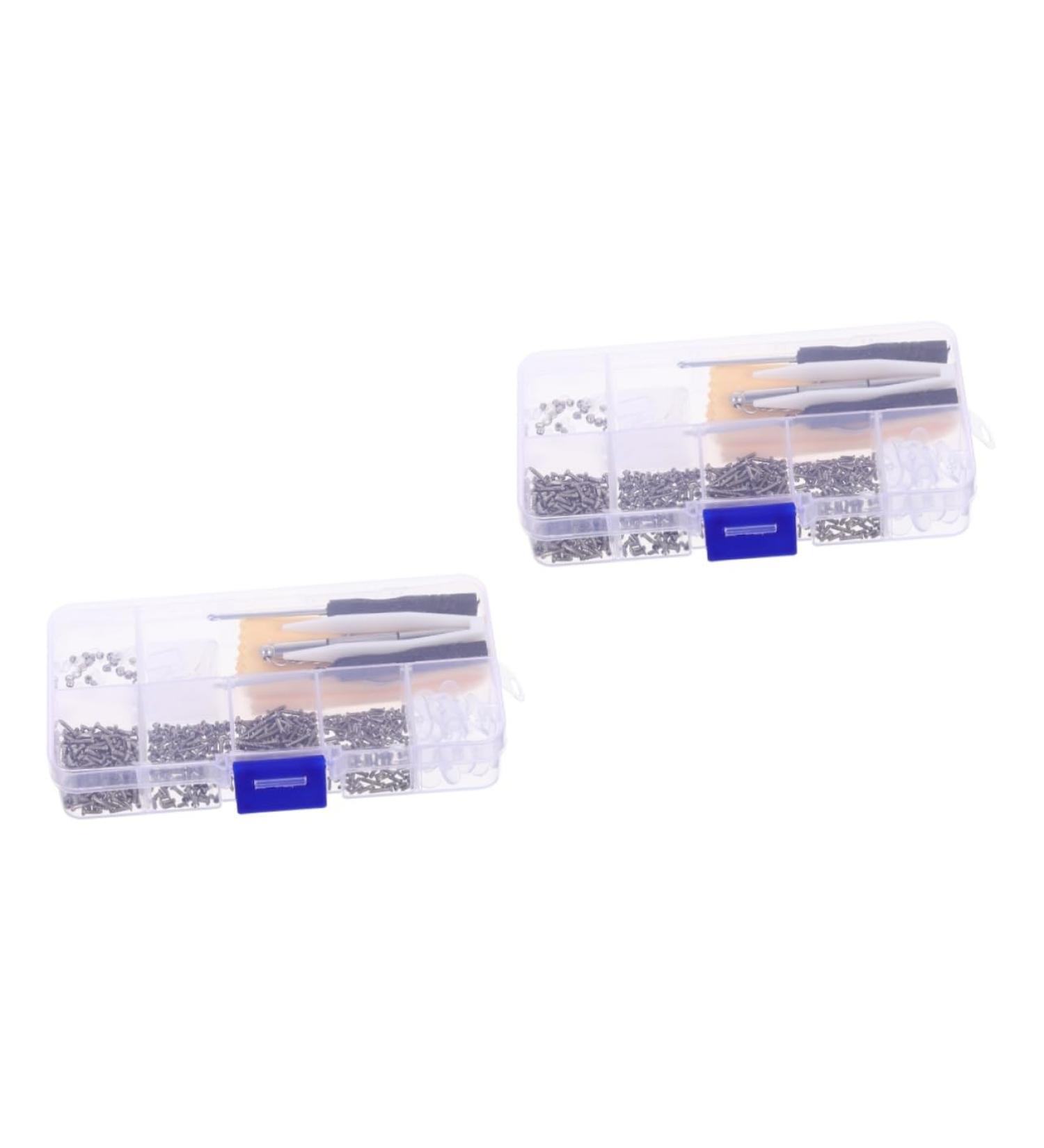 Lurrose Glasses Repair Tool Set - Professional Tweezers & Screwdriver for DIY Glasses - 2-Piece Accessory Set - Buy Online on GoSupps.com