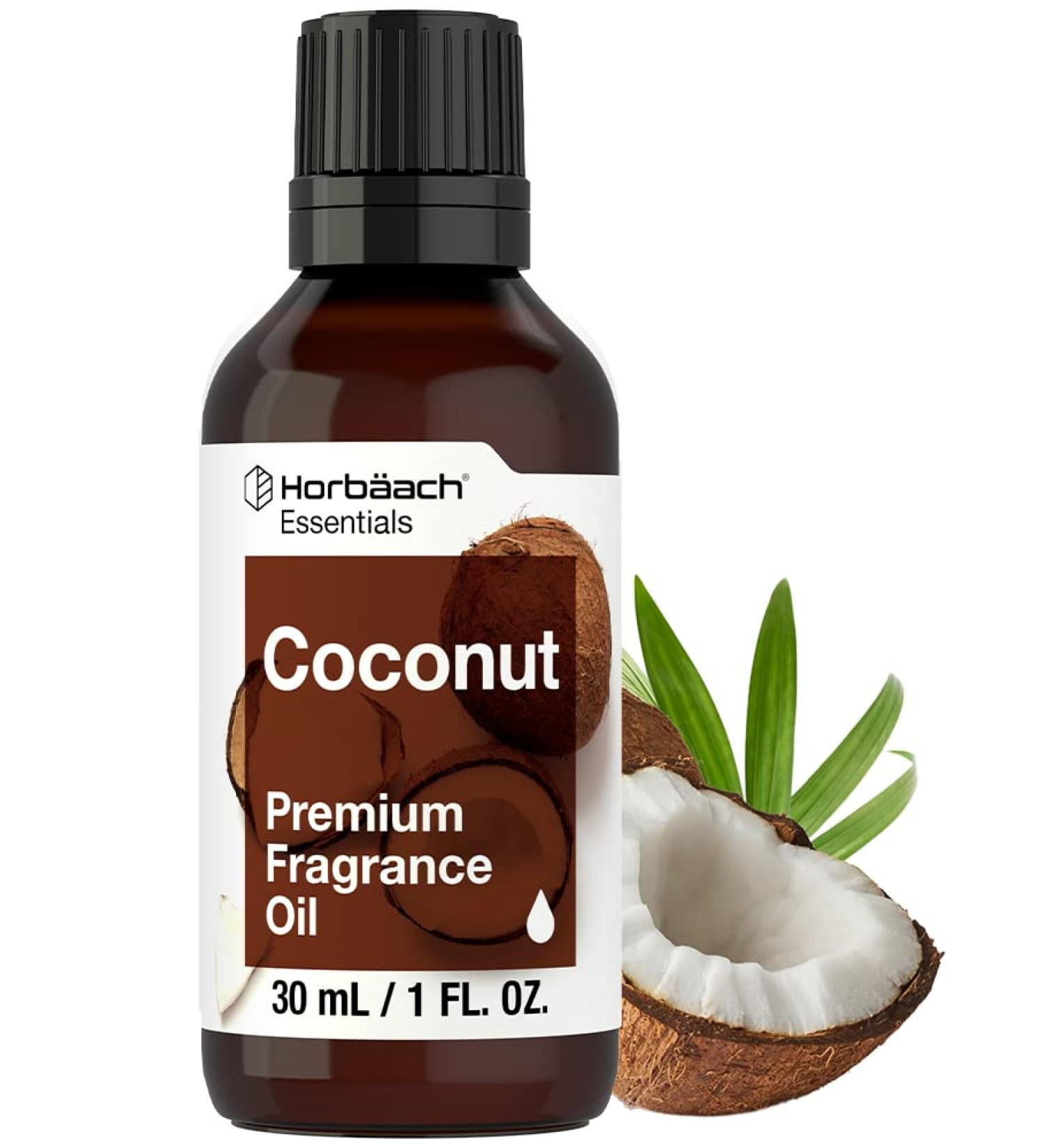 Premium Coconut Fragrance Oil 1 fl oz - for Diffusers, Candles, Soap Making & DIY Projects | Horbaach - Buy Online on GoSupps.com