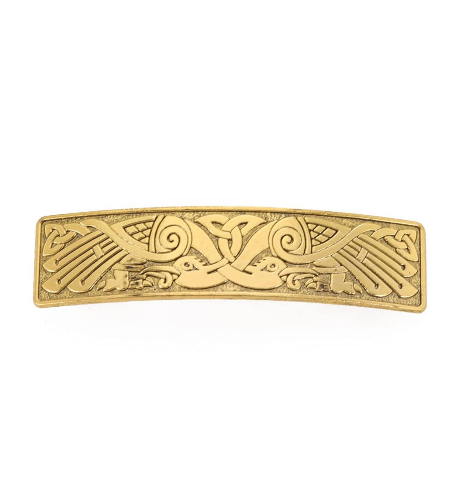 DreamTimes Flying Cranes Metal Hair Clip | Viking Celtic Knot Design | Stylish Hair Accessories Gift for Women - Buy Online on GoSupps.com