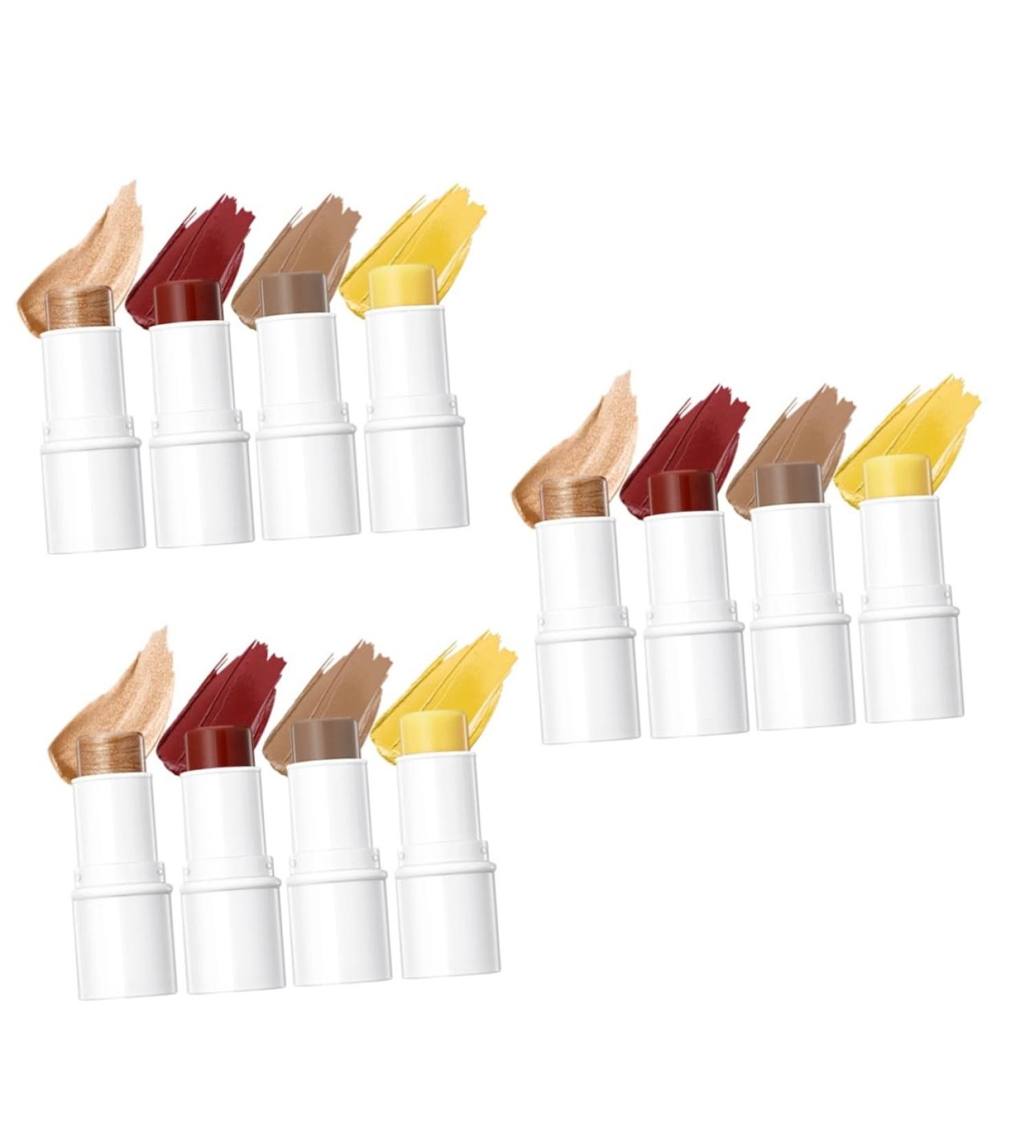 FOMIYES 3 Sets Contour Stick Wand Stick Liquid Highlighter Cream Neopentyl Di(ethylhexanoate) Ester 1 g (Pack of 1) As Shownx3pcs - Buy Online on GoSupps.com