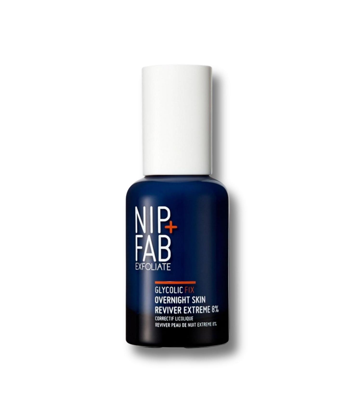 Nip+Fab Glycolic Fix Overnight Skin Reviver 8% | Exfoliating Face Treatment with Lactic Acid - Hydrate & Regenerate | 1.52 fl oz - Shop Internationally - Buy Online on GoSupps.com